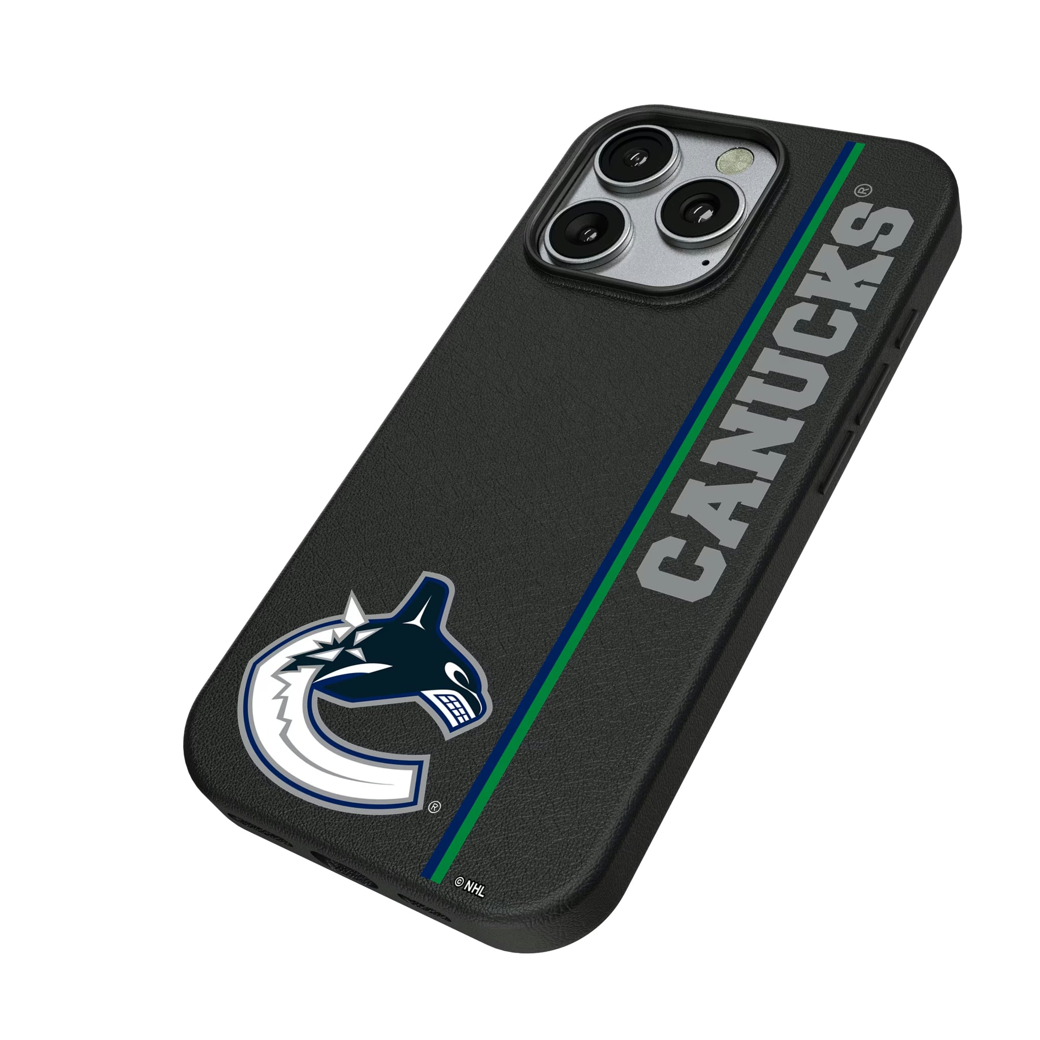 Vancouver Canucks Personalized Sidebard iPhone MagSafe Compatible Phone Case for Apple iPhone - Isometric View