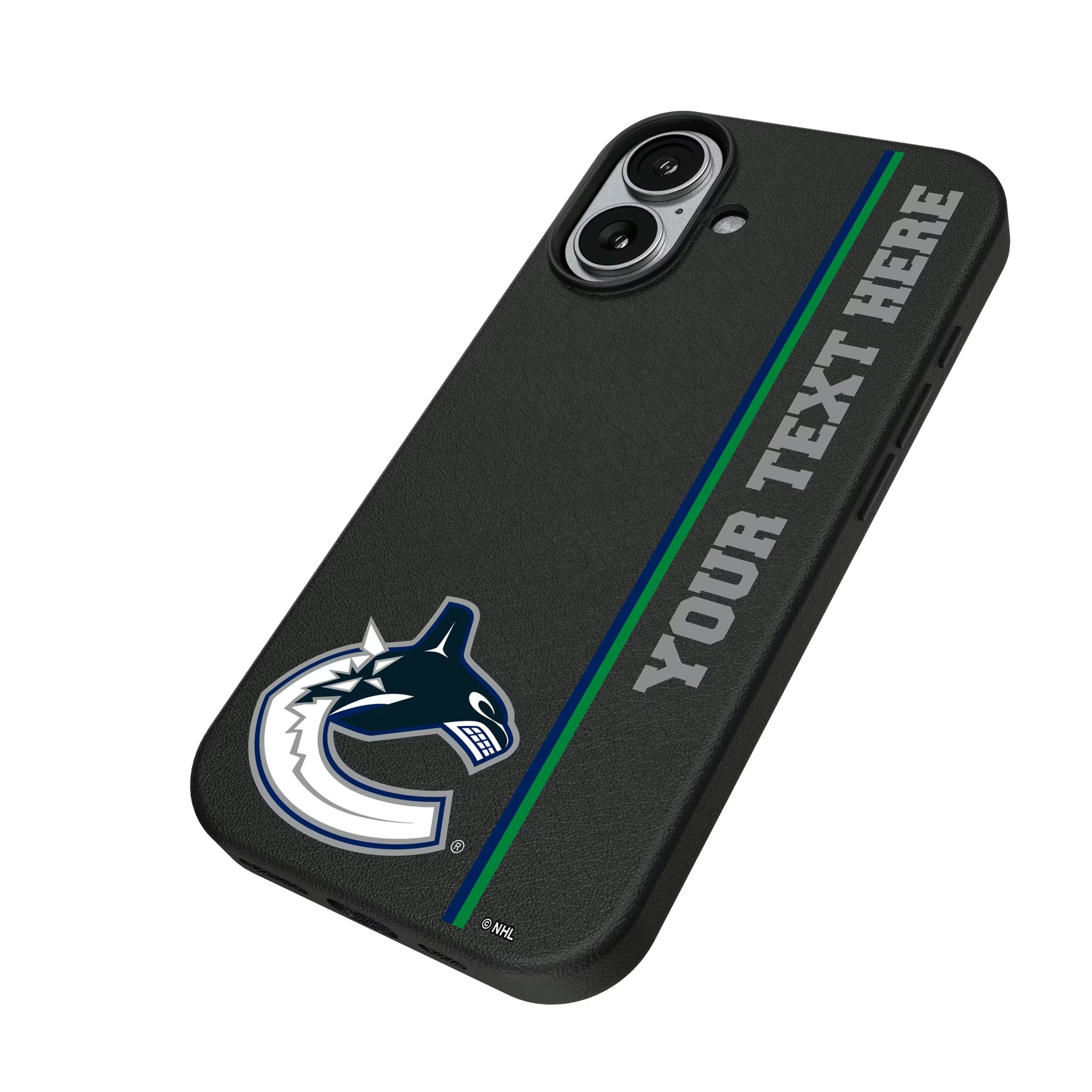 Vancouver Canucks Personalized Sidebard iPhone MagSafe Compatible Phone Case for Apple iPhone - Isometric View#Device_iPhone 17