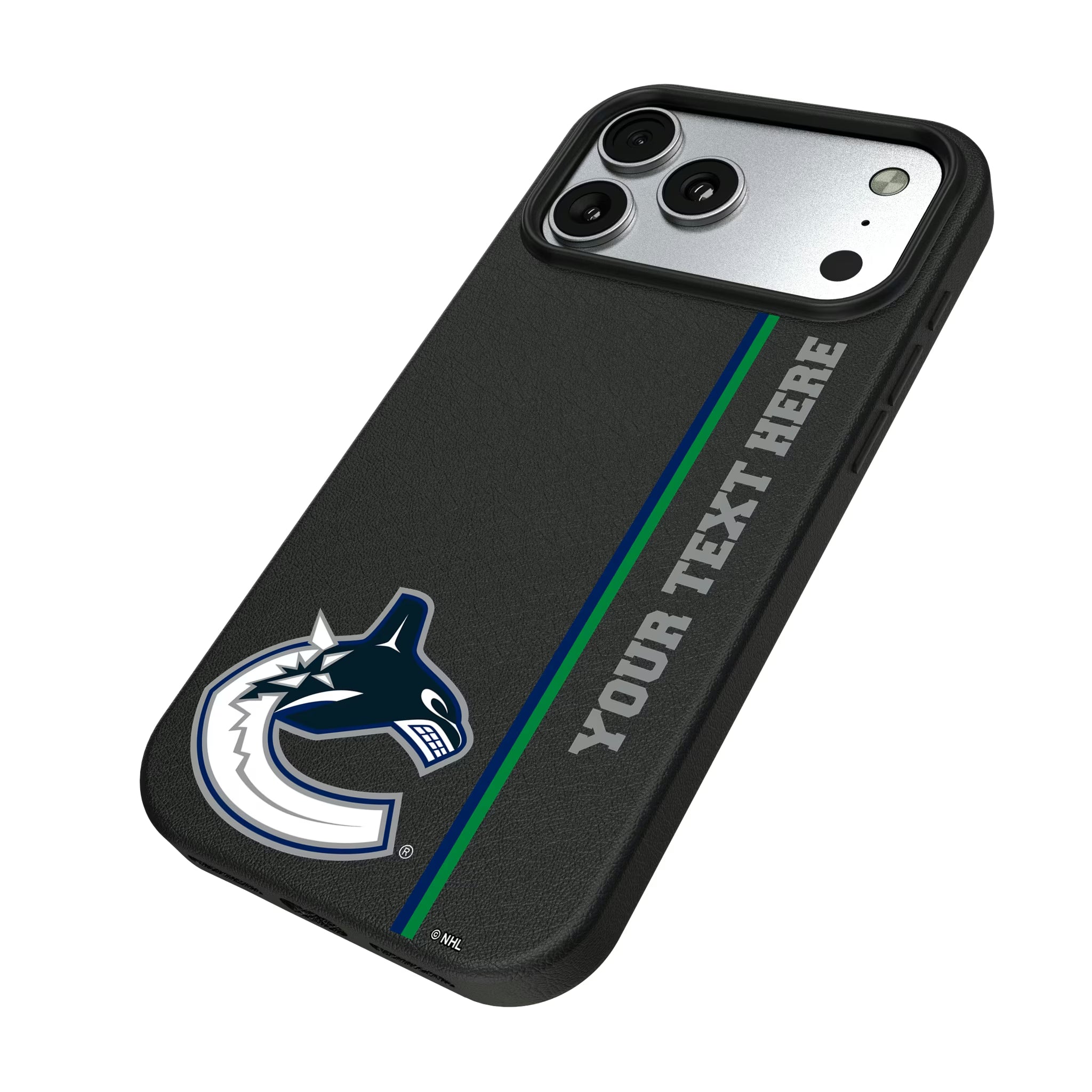 Vancouver Canucks Personalized Sidebard iPhone MagSafe Compatible Phone Case for Apple iPhone - Isometric View#Device_iPhone 17 Pro Max