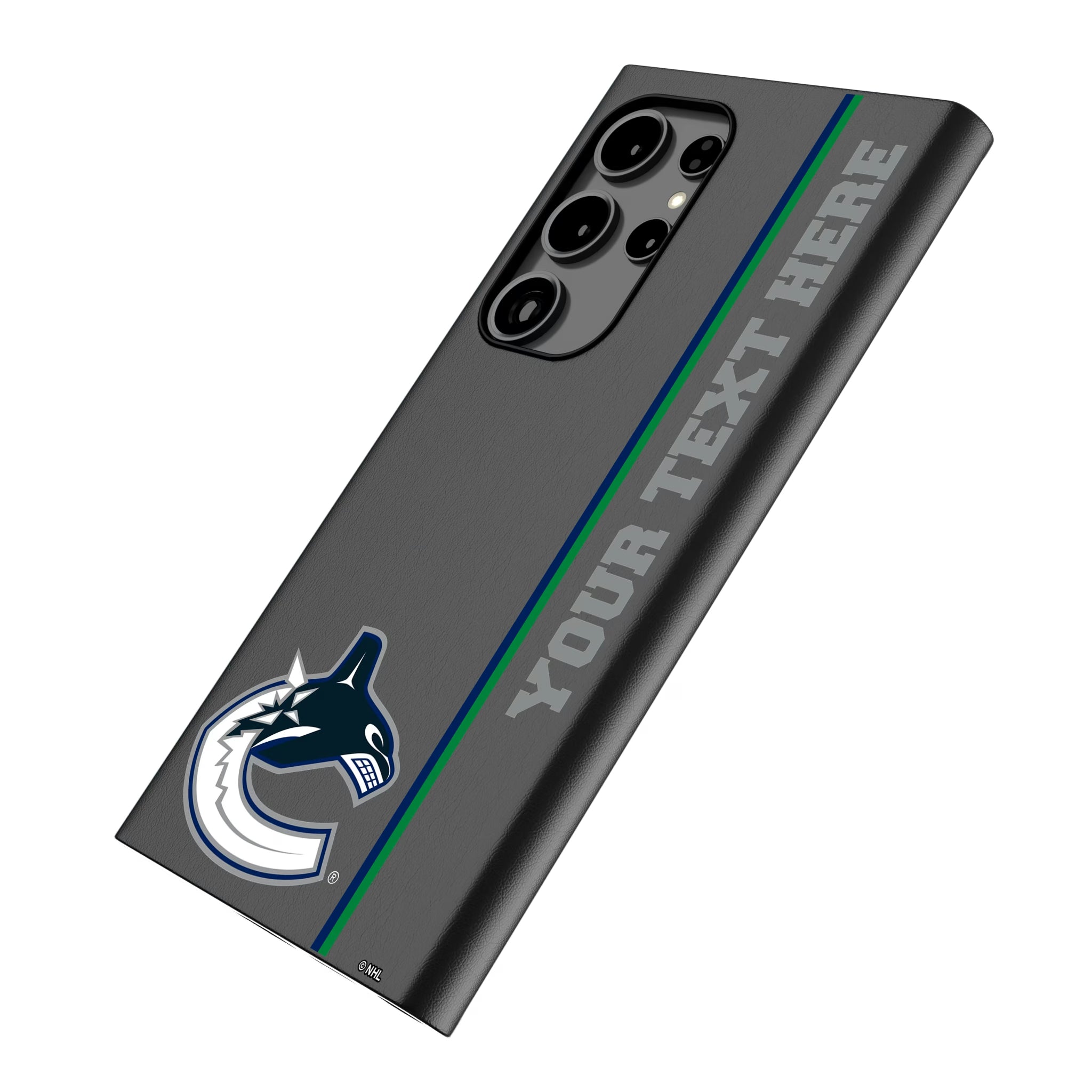 Vancouver Canucks Personalized Sidebard Galaxy MagSafe Compatible Phone Case for Samsung Galaxy - Isometric View