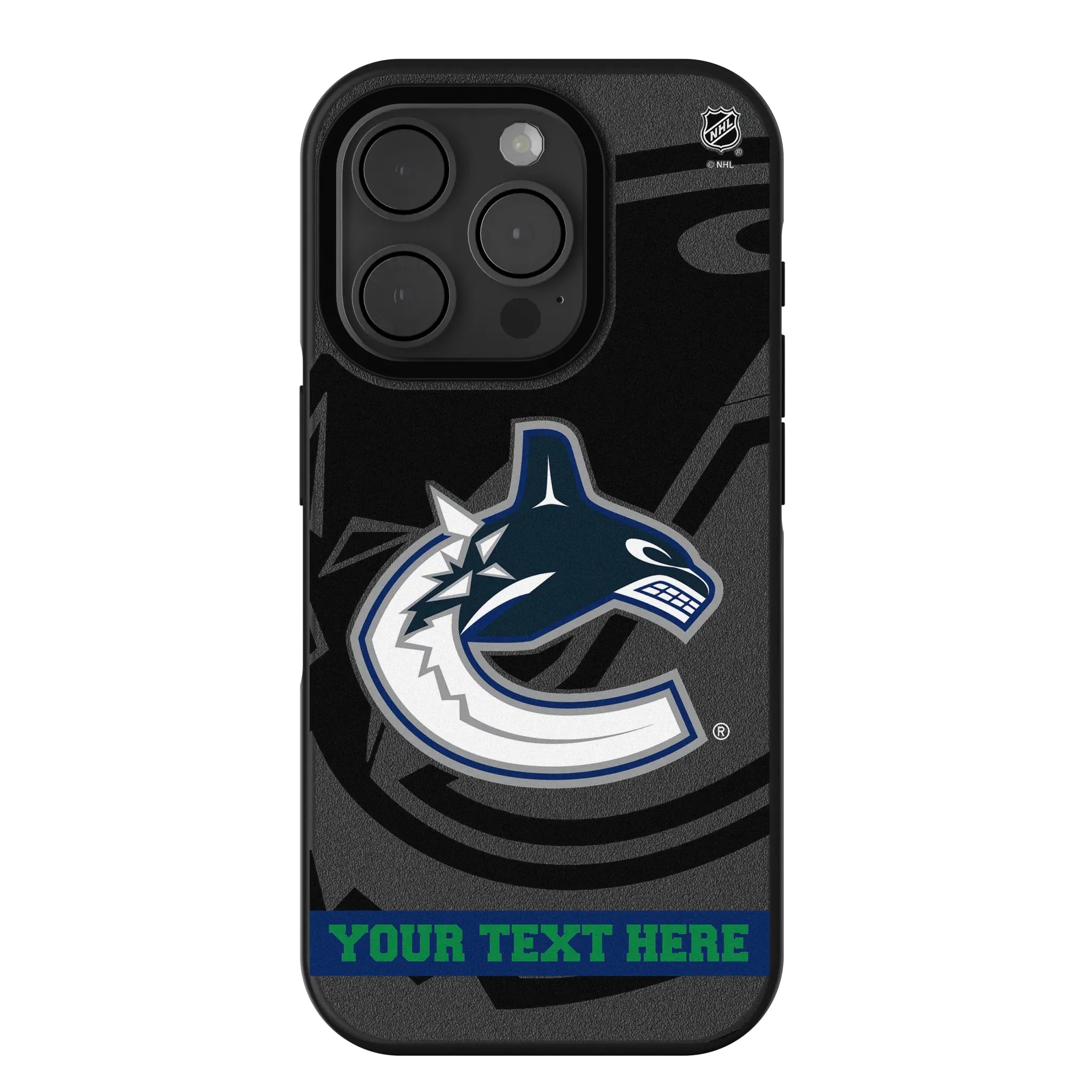 Vancouver Canucks Personalized Tilt iPhone Bump Phone Case for Apple iPhone