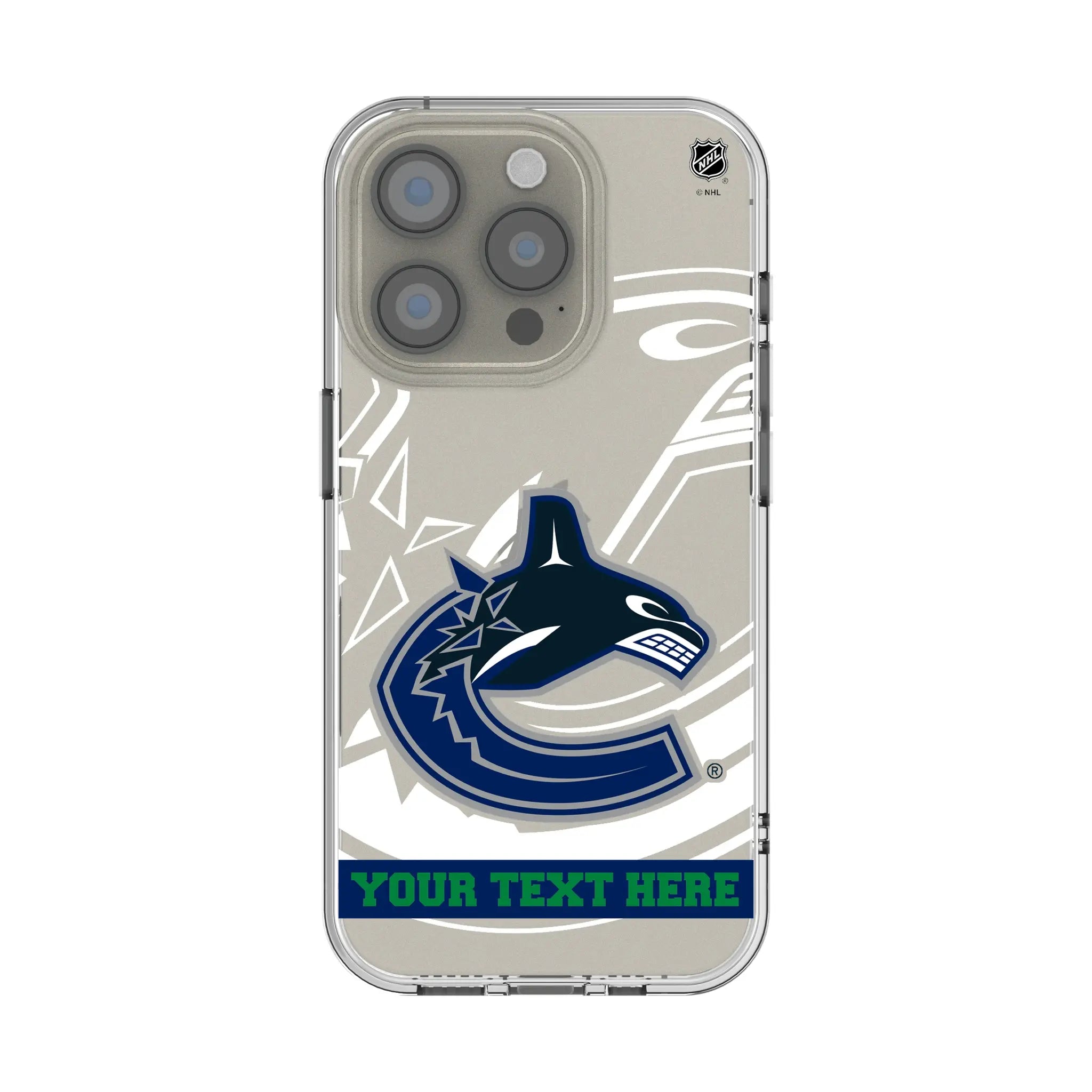 Vancouver Canucks Personalized Tilt iPhone Clear Phone Case for Apple iPhone