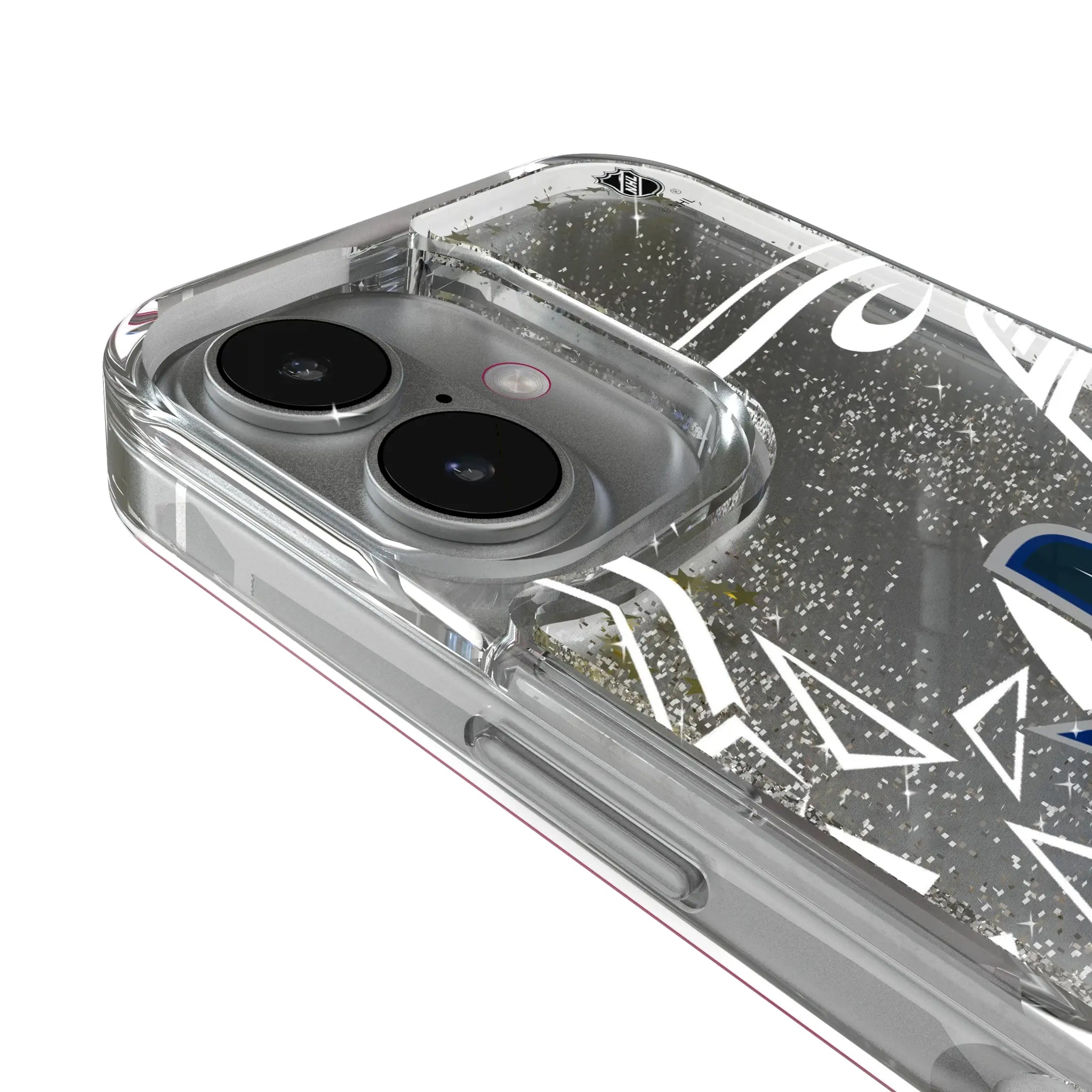 Vancouver Canucks Personalized Tilt iPhone Glitter Phone Case for Apple iPhone - Detail