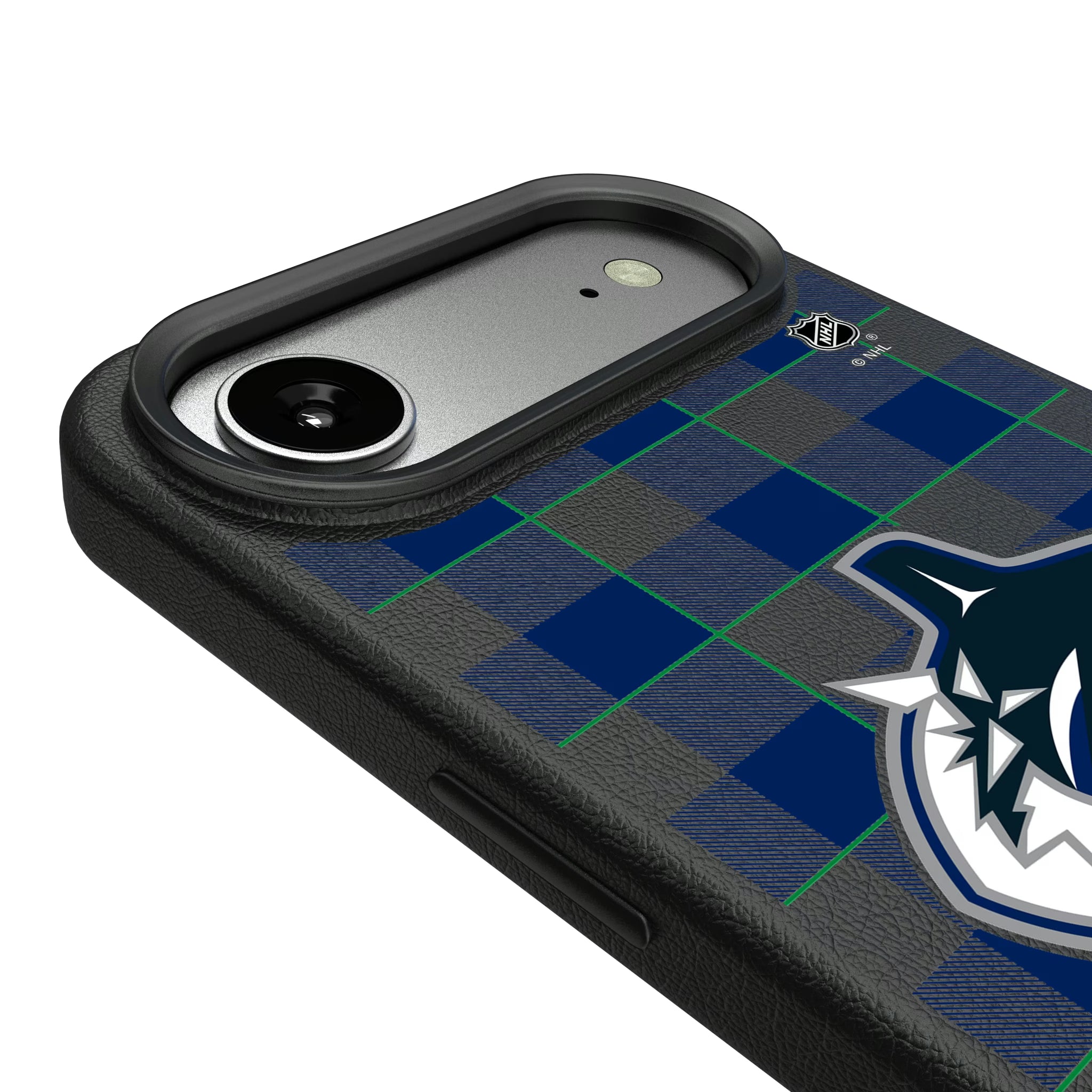 Vancouver Canucks Plaid iPhone MagSafe Compatible Phone Case for Apple iPhone - Detail#Device_iPhone Air