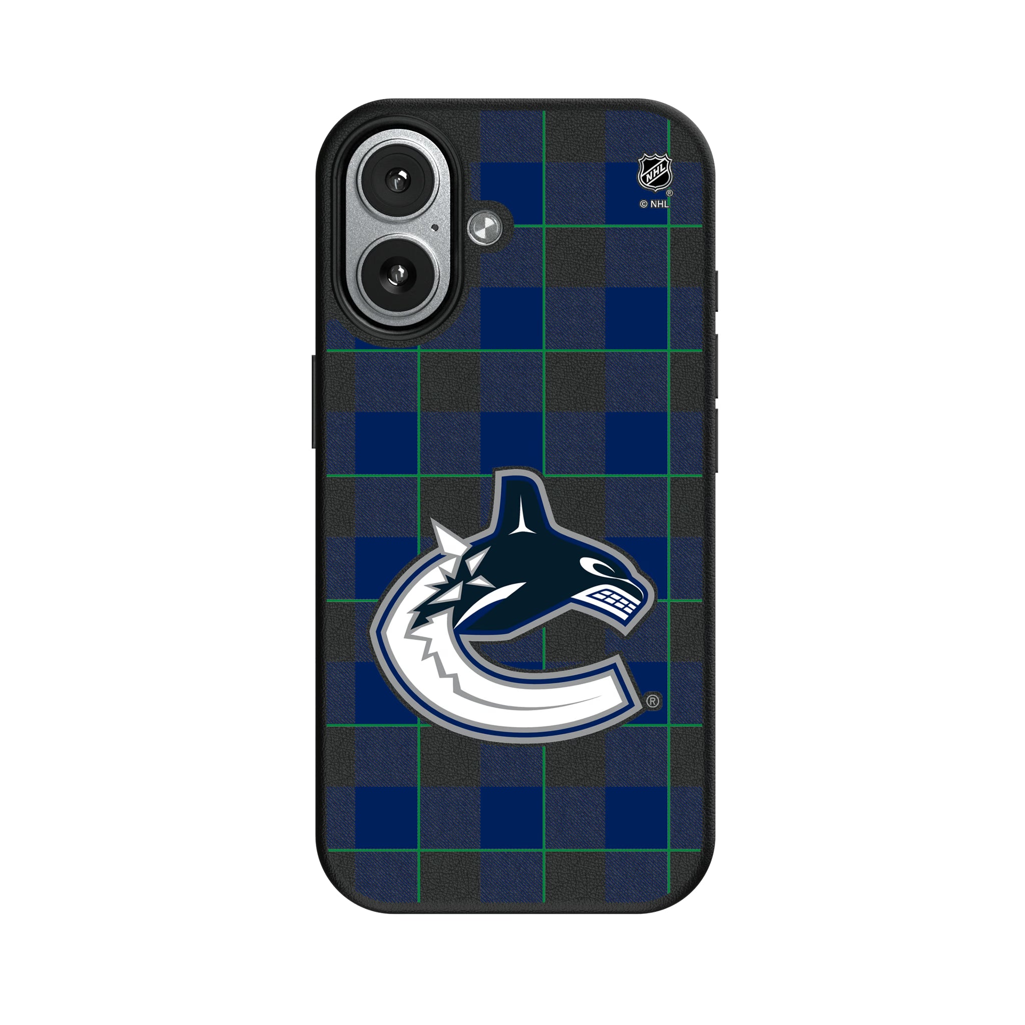 Vancouver Canucks Plaid iPhone MagSafe Compatible Phone Case for Apple iPhone#Device_iPhone 17