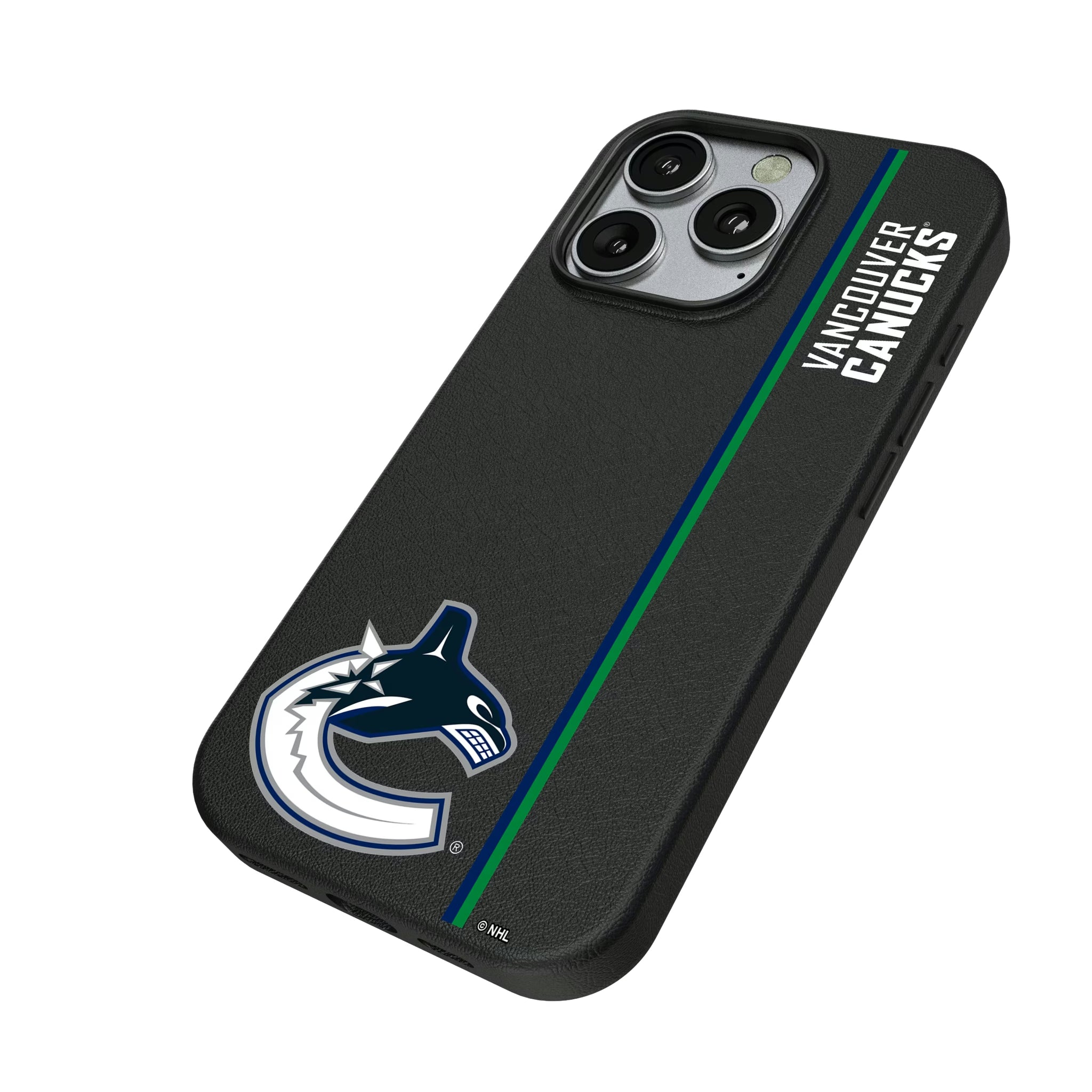Vancouver Canucks Sidebar iPhone MagSafe Compatible Phone Case for Apple iPhone - Isometric View