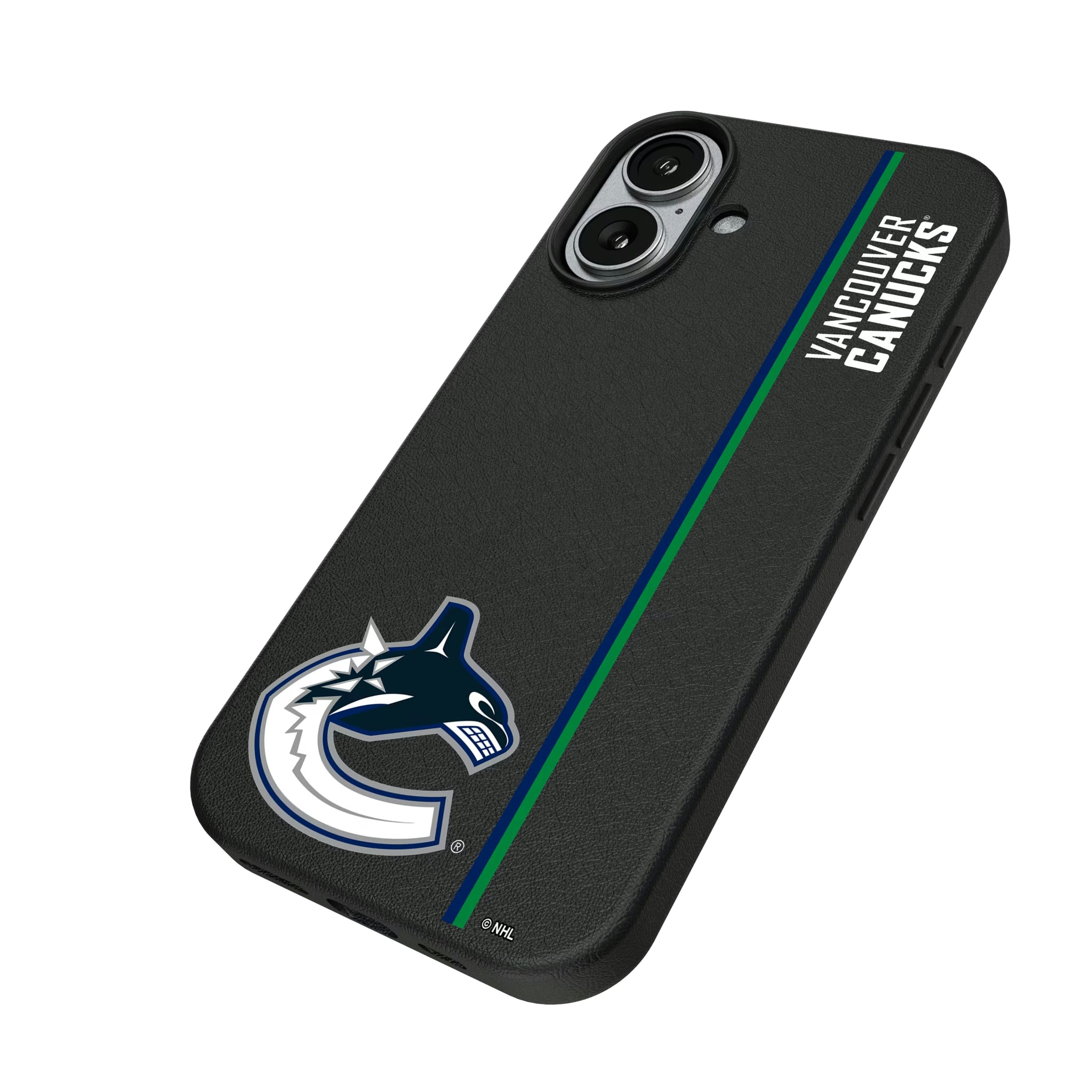 Vancouver Canucks Sidebar iPhone MagSafe Compatible Phone Case for Apple iPhone - Isometric View#Device_iPhone 17