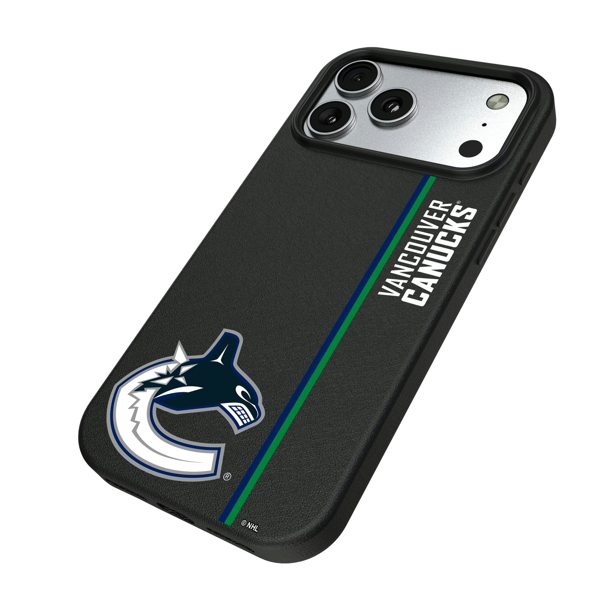 Vancouver Canucks Sidebar iPhone MagSafe Compatible Phone Case for Apple iPhone - Isometric View#Device_iPhone 17 Pro Max