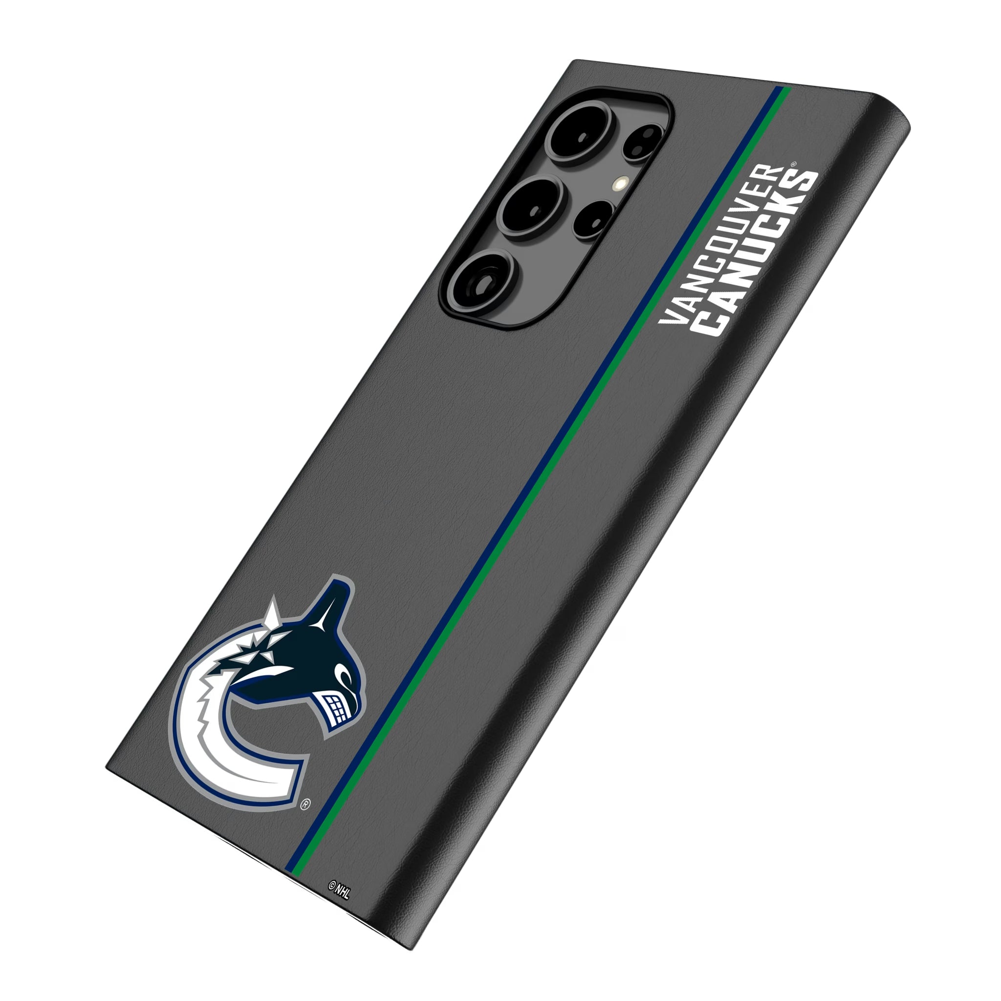 Vancouver Canucks Sidebar Galaxy MagSafe Compatible Phone Case for Samsung Galaxy - Isometric View