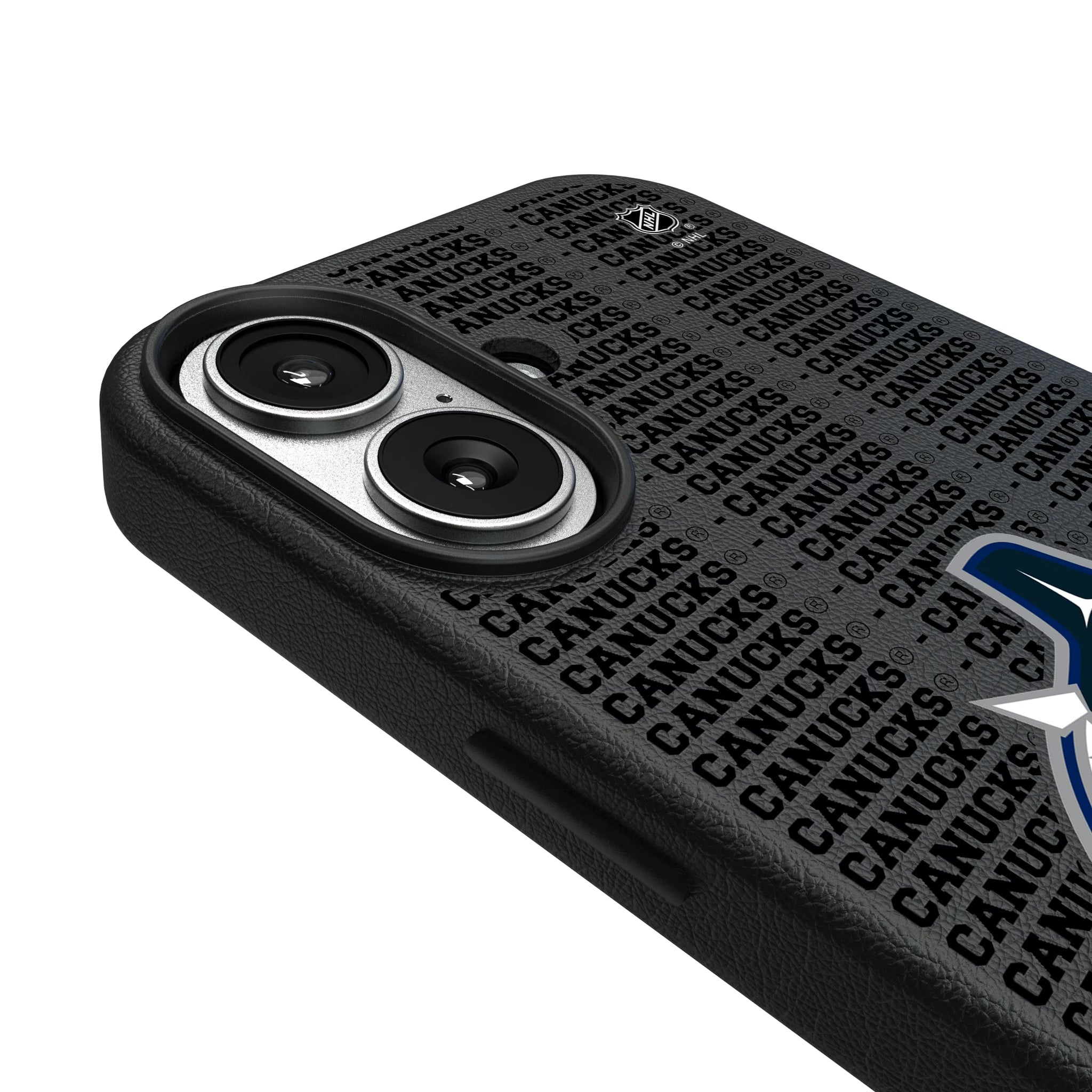 Vancouver Canucks Text Backdrop iPhone MagSafe Compatible Phone Case for Apple iPhone - Detail#Device_iPhone 17