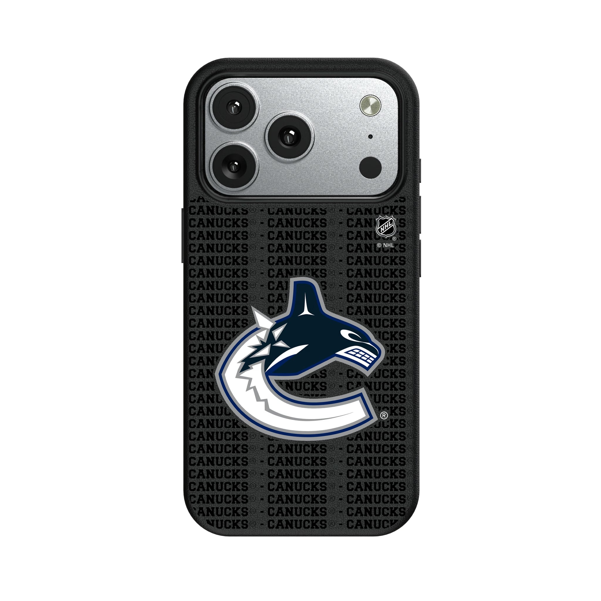 Vancouver Canucks Text Backdrop iPhone MagSafe Compatible Phone Case for Apple iPhone#Device_iPhone 17 Pro