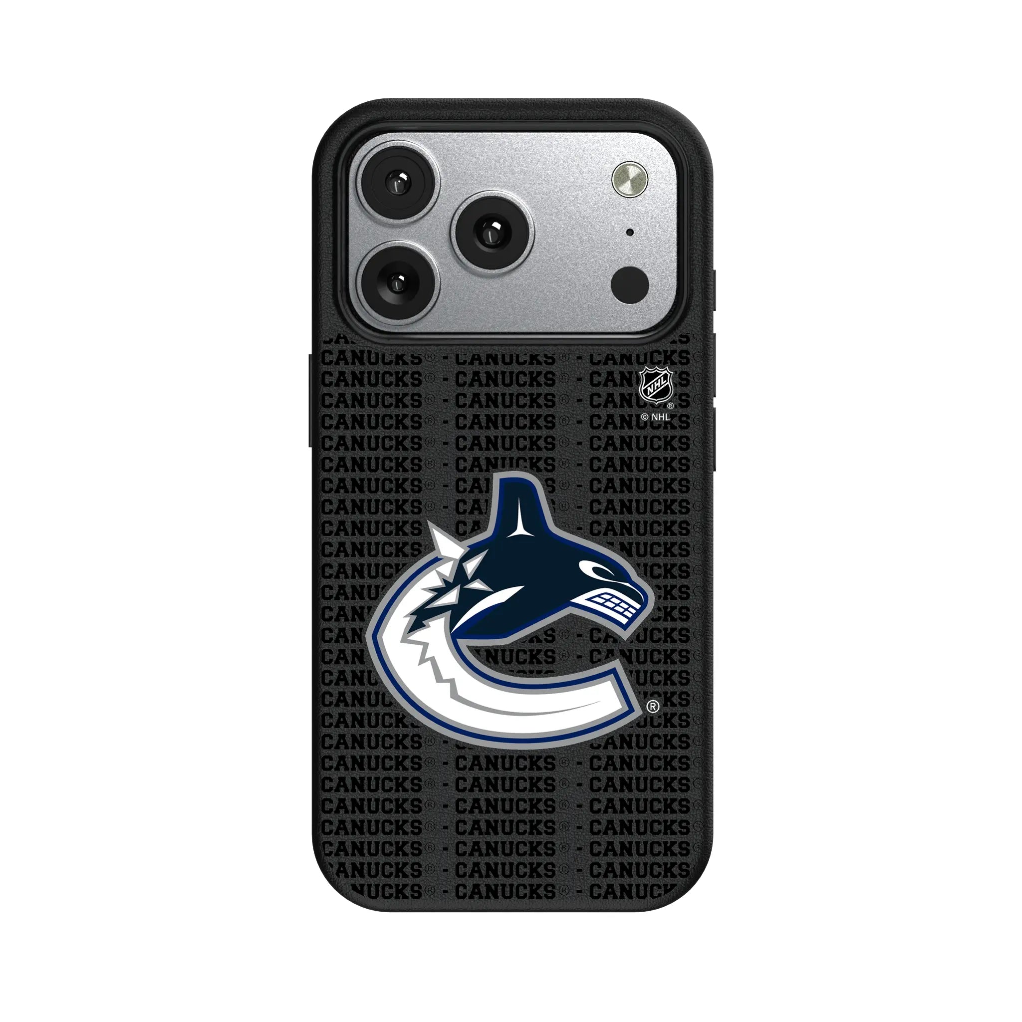 Vancouver Canucks Text Backdrop iPhone MagSafe Compatible Phone Case for Apple iPhone#Device_iPhone 17 Pro