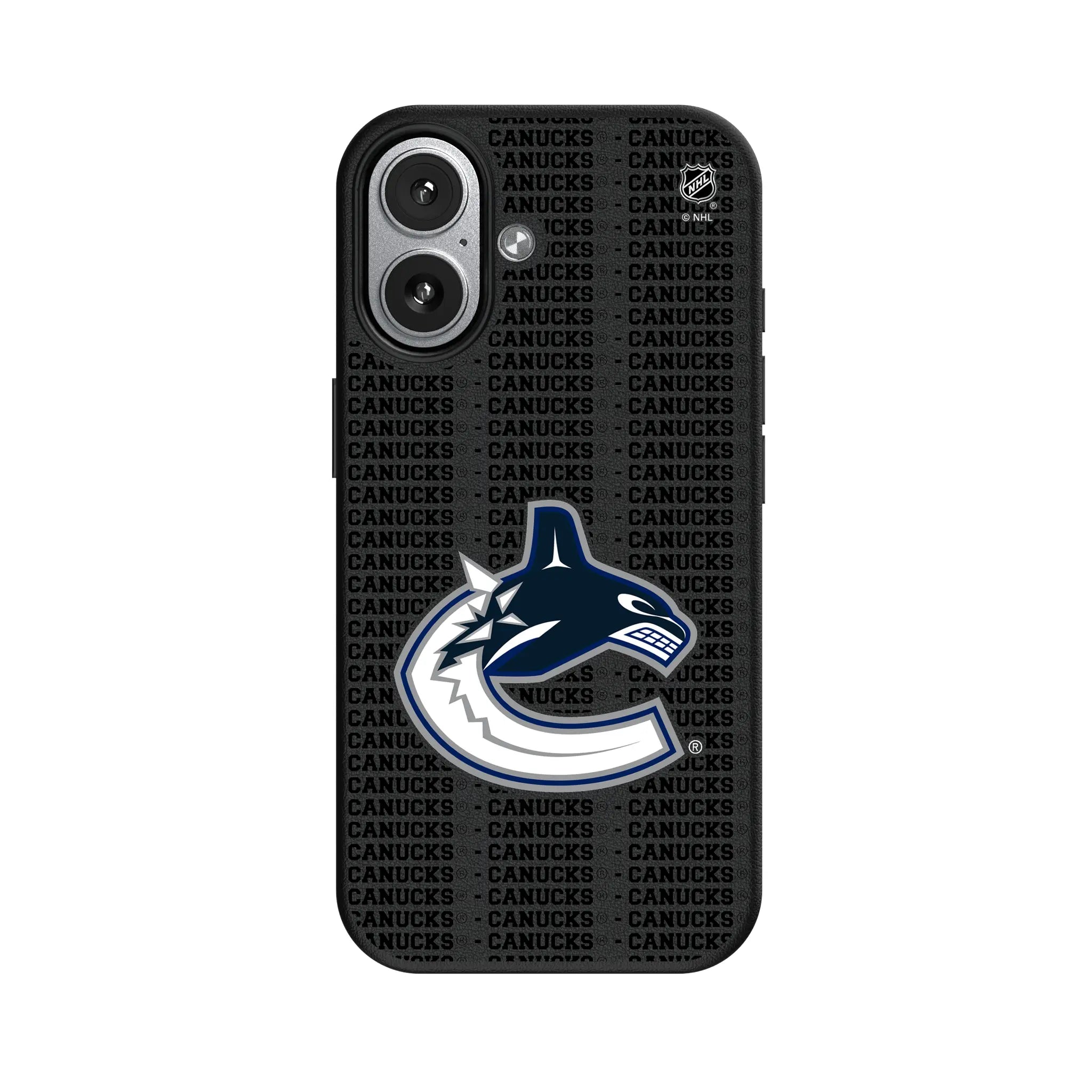 Vancouver Canucks Text Backdrop iPhone MagSafe Compatible Phone Case for Apple iPhone#Device_iPhone 17