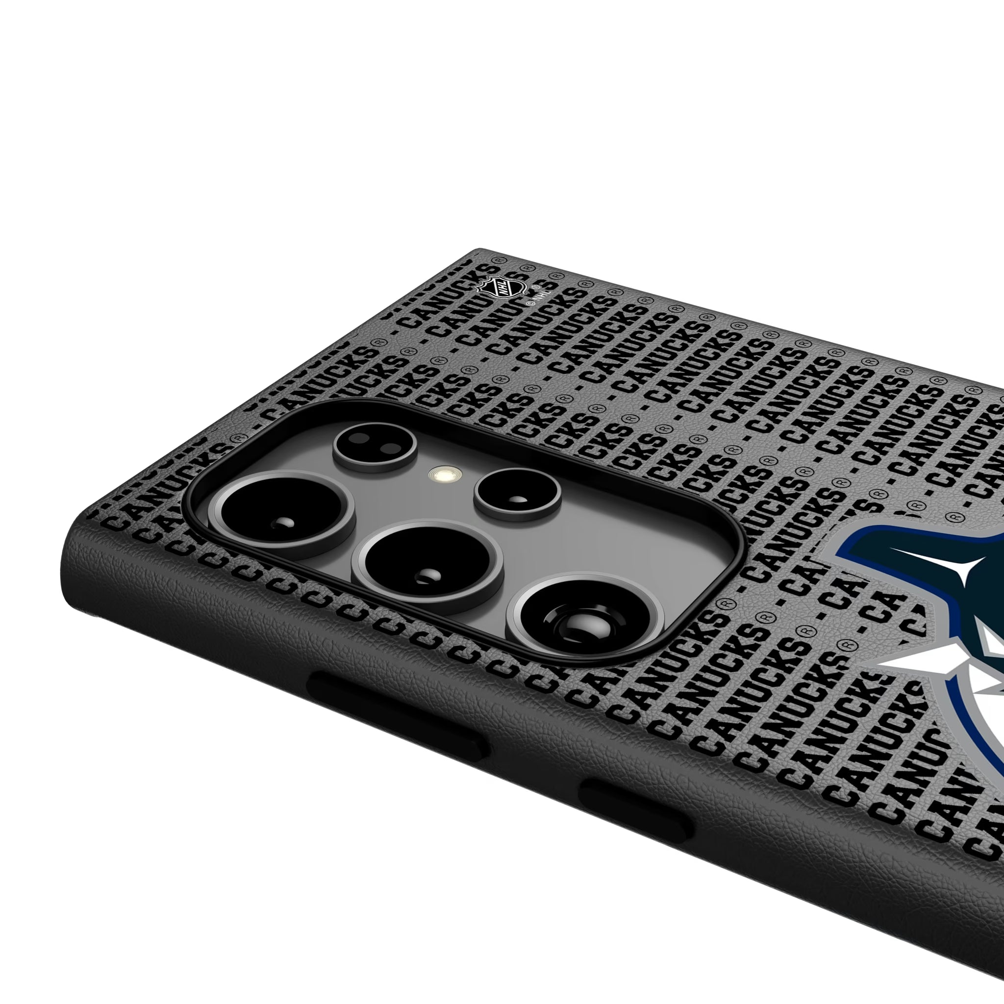 Vancouver Canucks Text Backdrop Galaxy MagSafe Compatible Phone Case for Samsung Galaxy - Detail