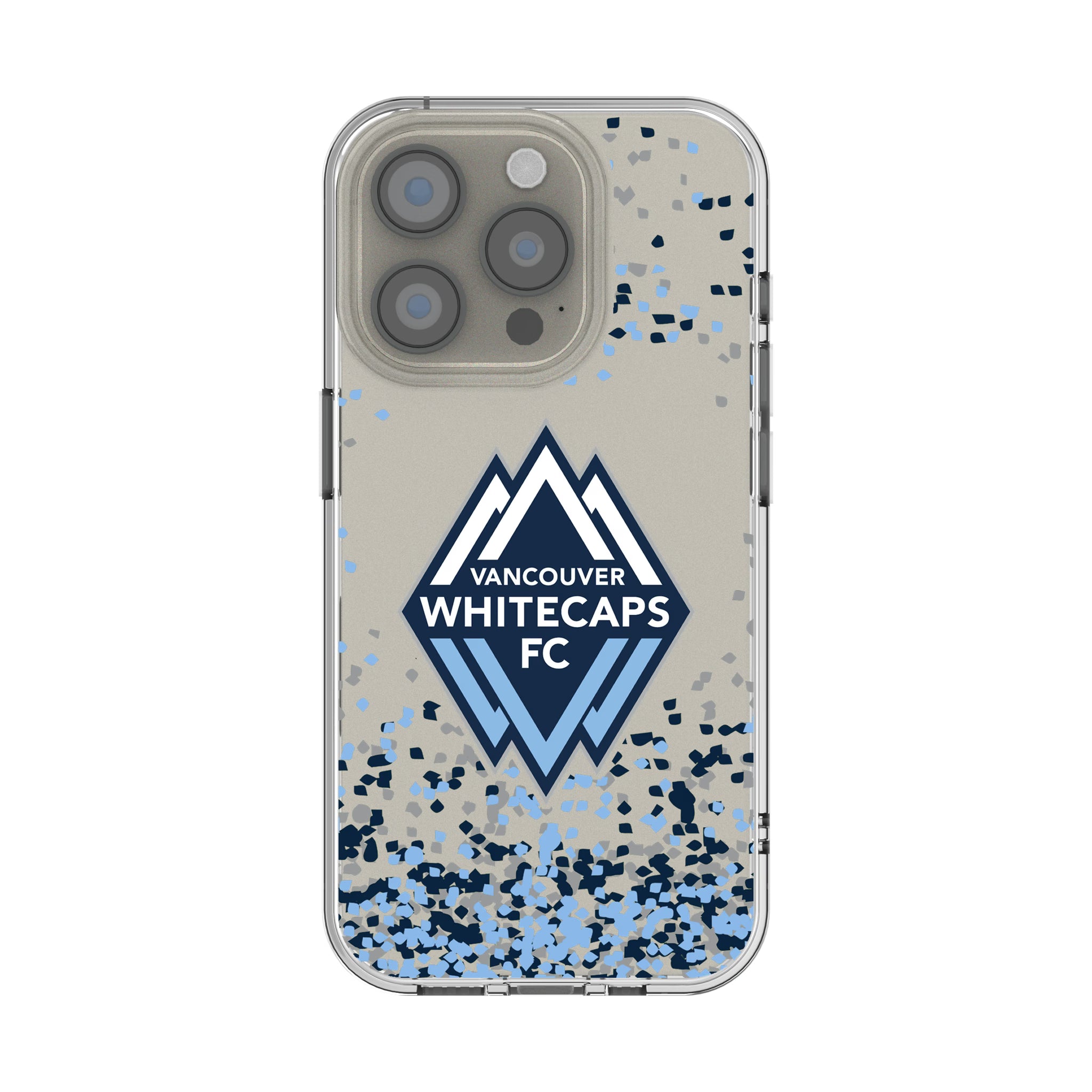 Vancouver Whitecaps Confetti iPhone Clear Phone Case for Apple iPhone