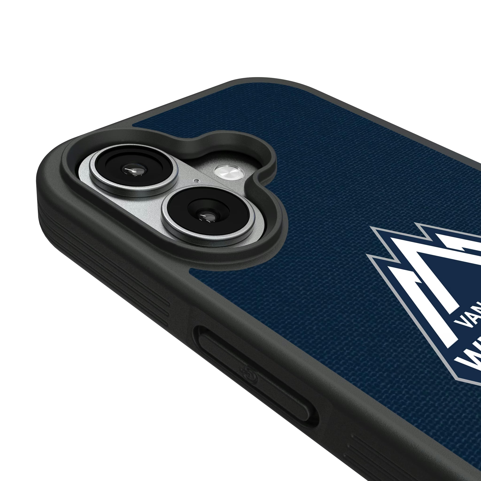Vancouver Whitecaps Endzone Solid iPhone Bump Phone Case for Apple iPhone - Detail#Device_iPhone 17