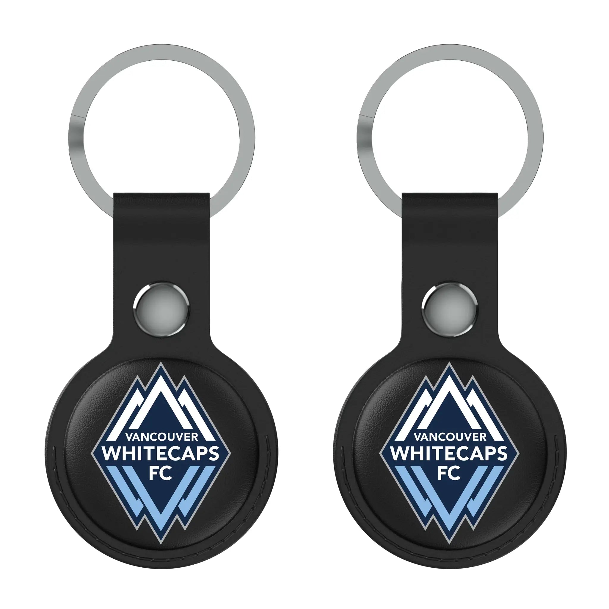 Vancouver Whitecaps Insignia AirTag Black Airtag Holder 2-Pack