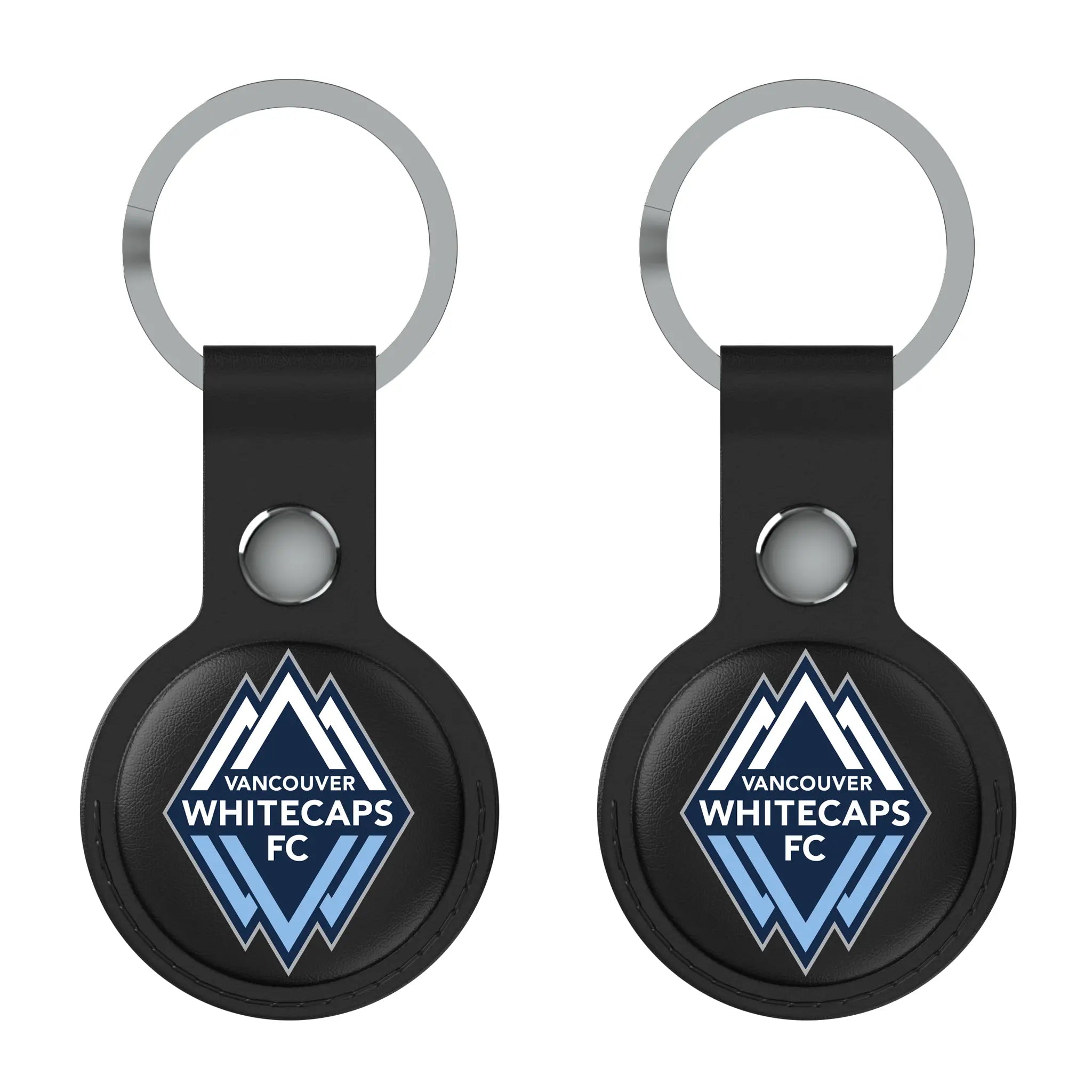 Vancouver Whitecaps Insignia AirTag Black Airtag Holder 2-Pack