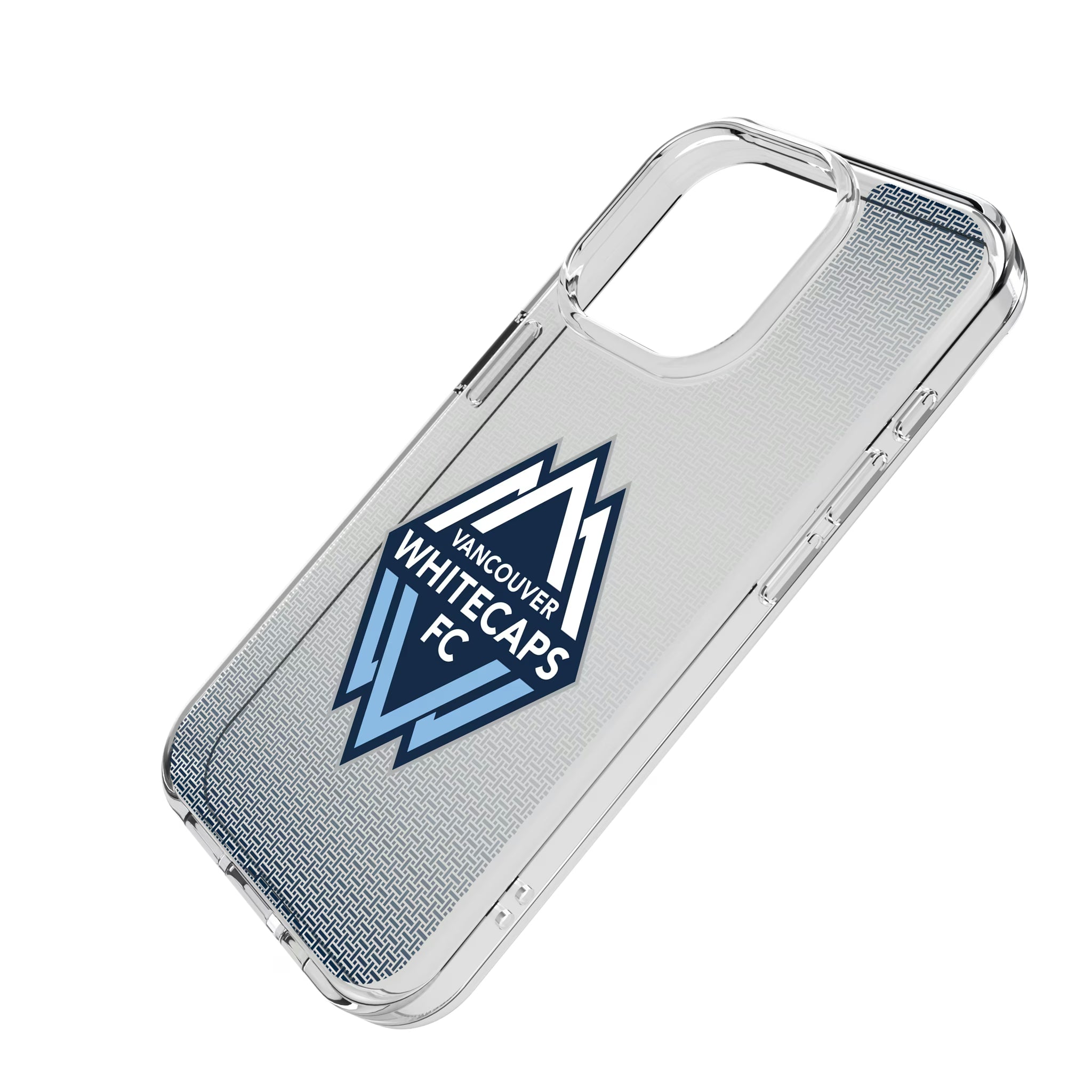 Vancouver Whitecaps Linen iPhone Clear Phone Case for Apple iPhone - Isometric View
