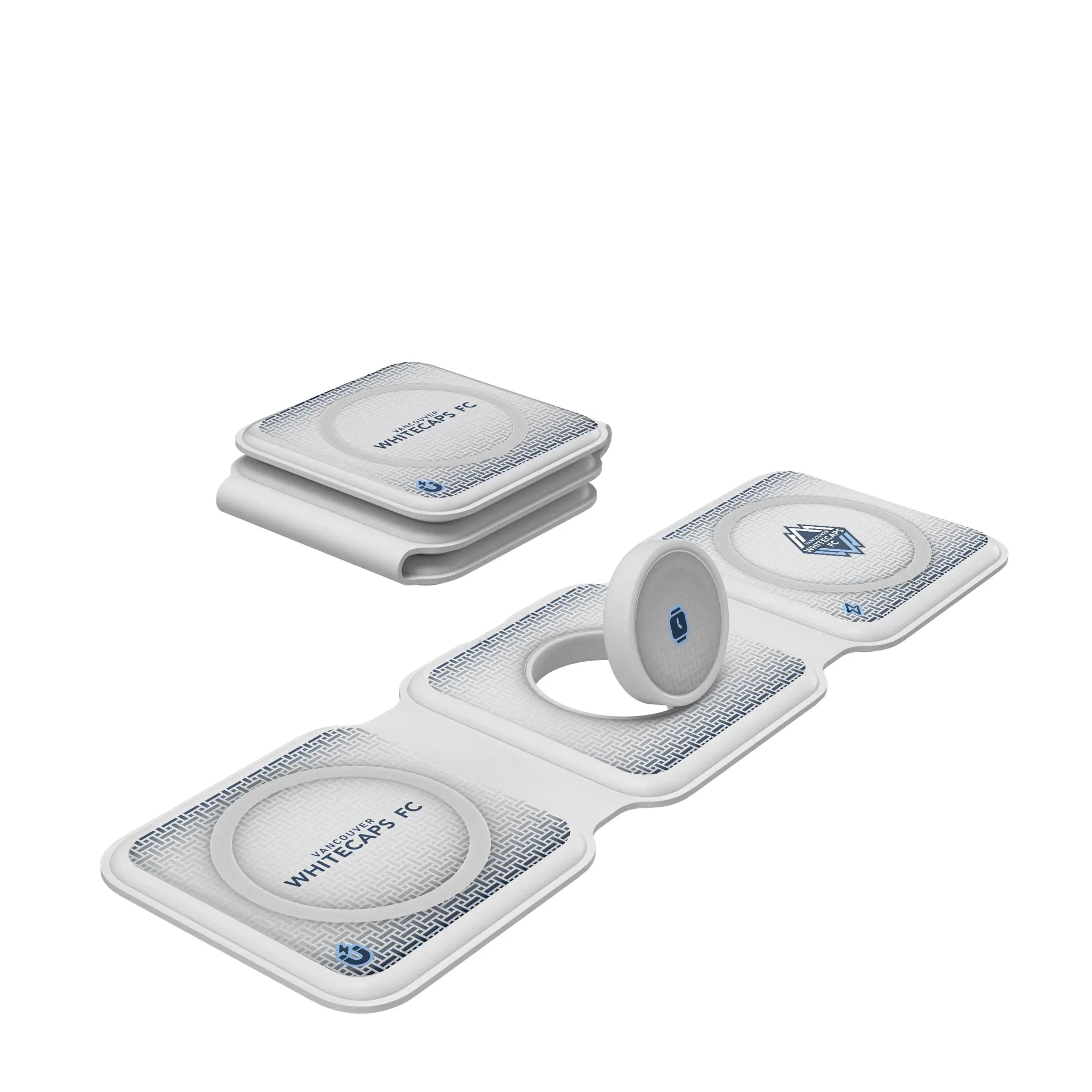 Vancouver Whitecaps Linen Foldable 3 in 1 Charger