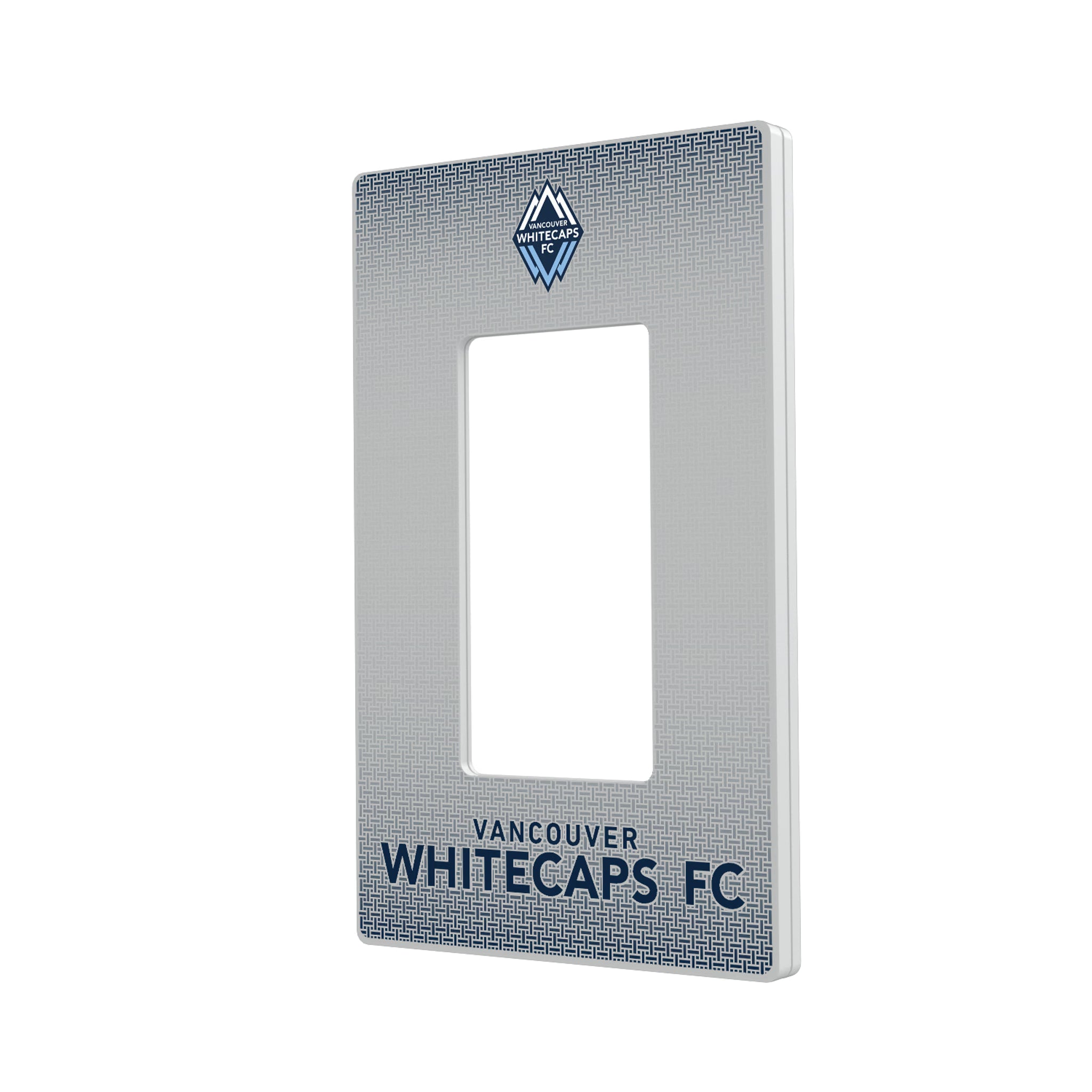 Vancouver Whitecaps Linen Hidden-Screw Light Switch Plate#Style_Single Rocker