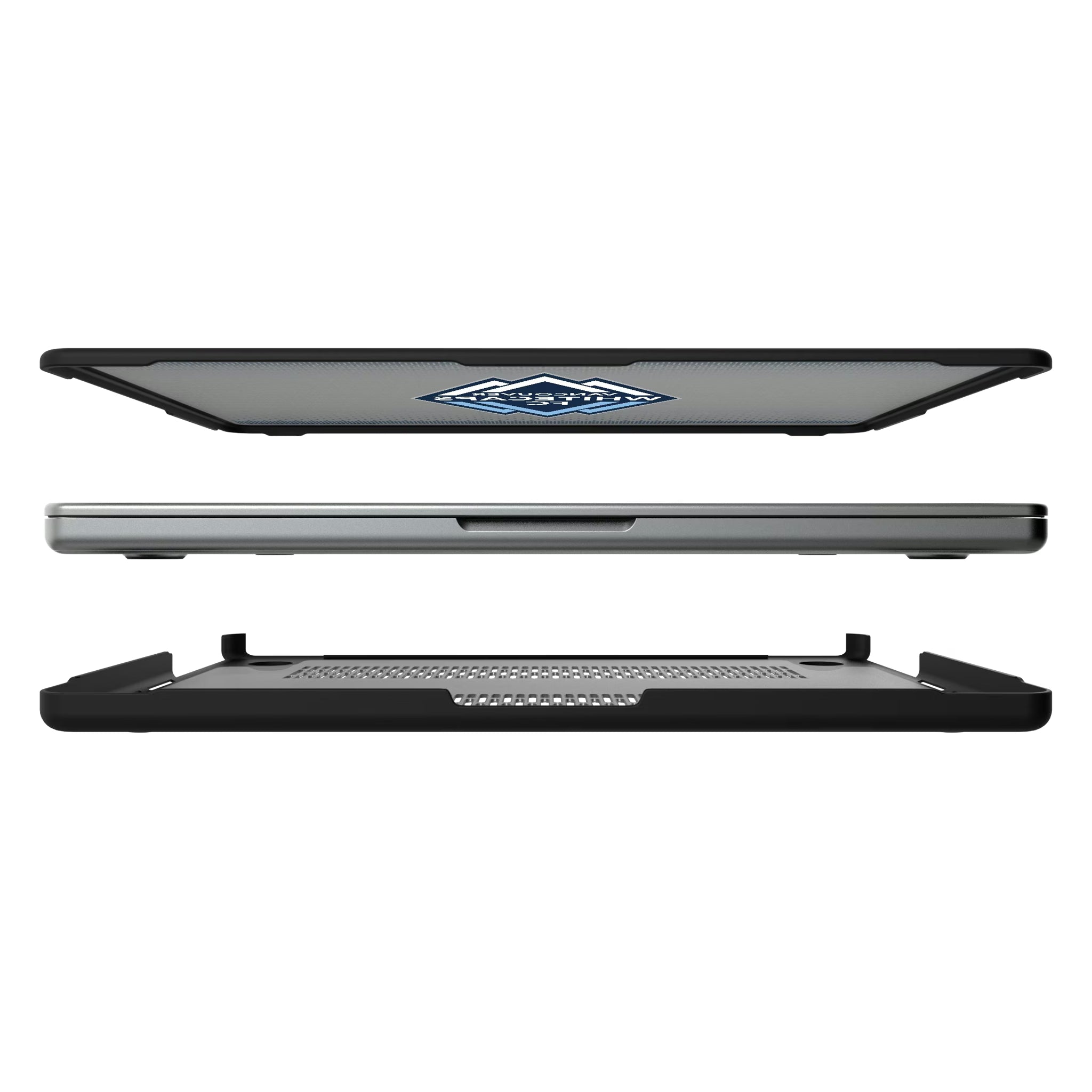 Vancouver Whitecaps Linen MacBook Laptop Case for Apple MacBook#Device_MacBook Pro (14-inch, 2021) / MacBook Pro (14-inch, 2023) / MacBook Pro (14-inch, 2024)