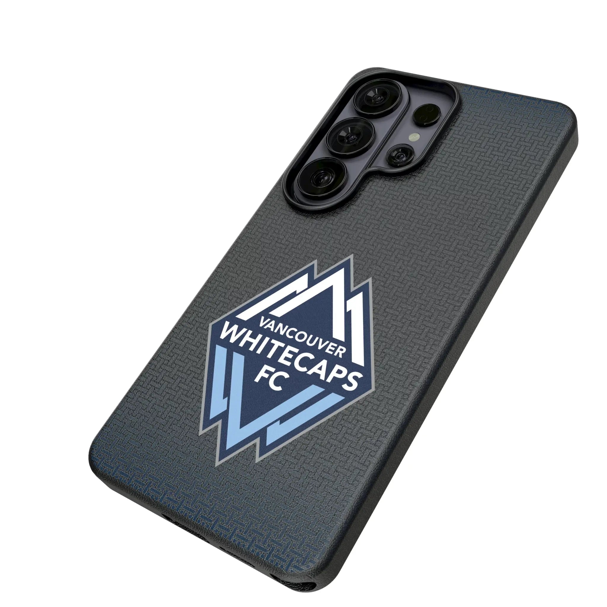 Vancouver Whitecaps Linen Galaxy MagSafe Compatible Phone Case for Samsung Galaxy - Isometric View#Device_Galaxy S26 Ultra