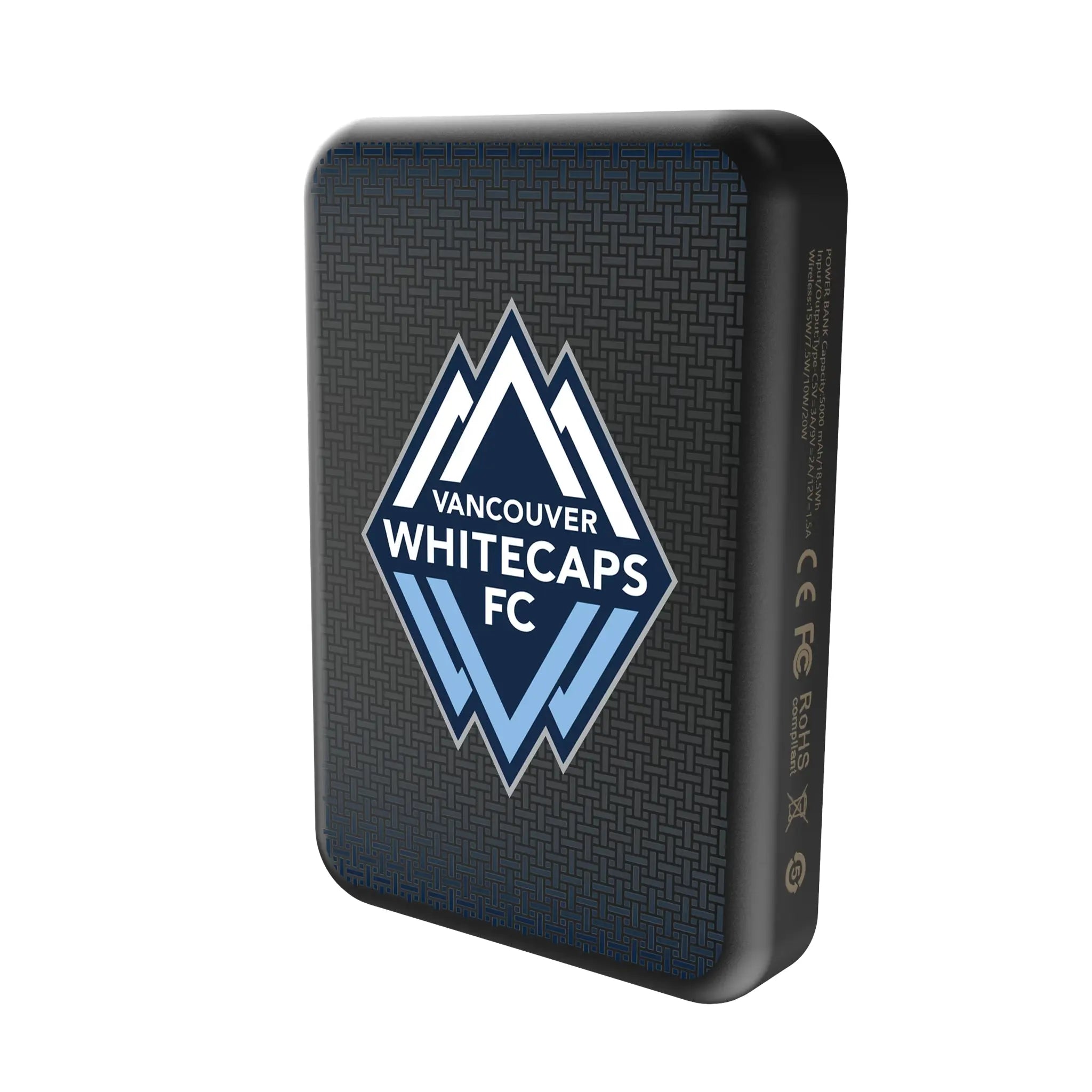 Vancouver Whitecaps Linen Wireless Mag Power Bank