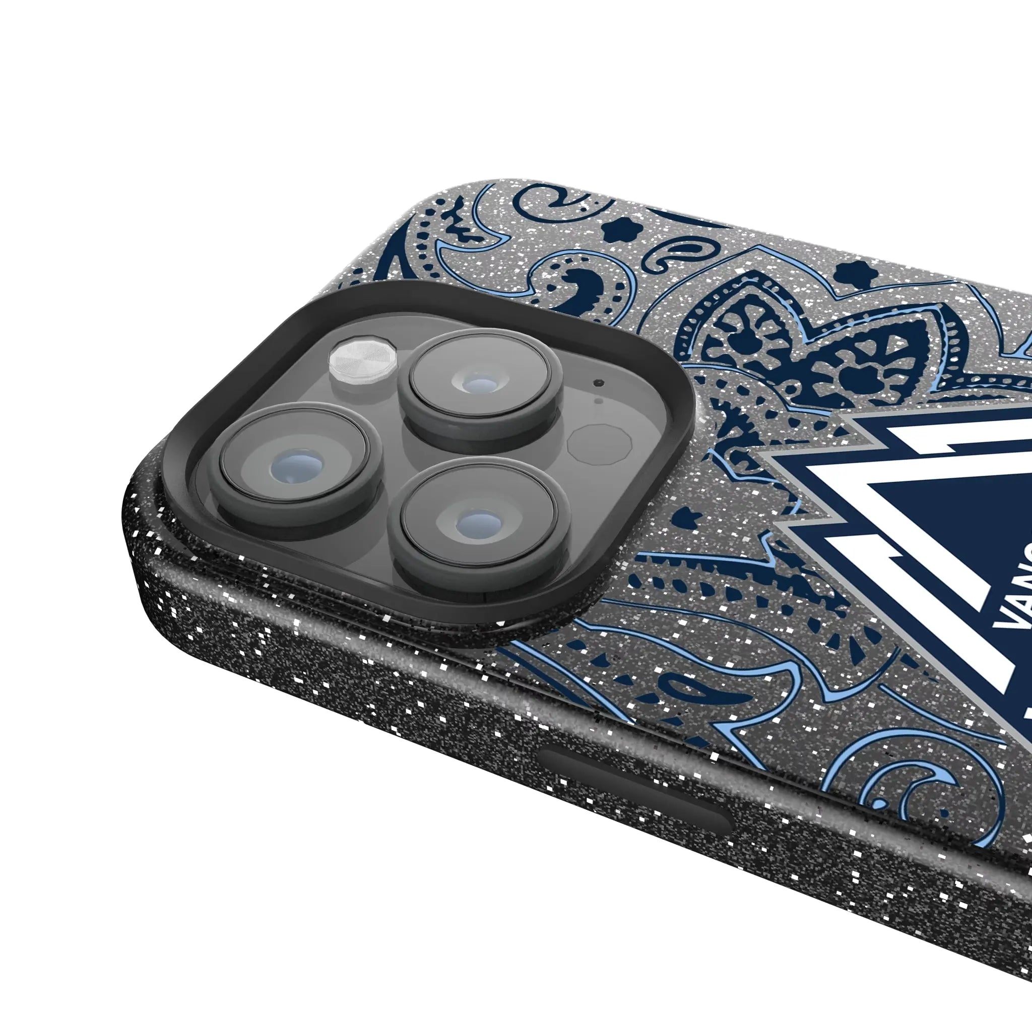 Vancouver Whitecaps Paisley iPhone Bling Phone Case for Apple iPhone - Detail