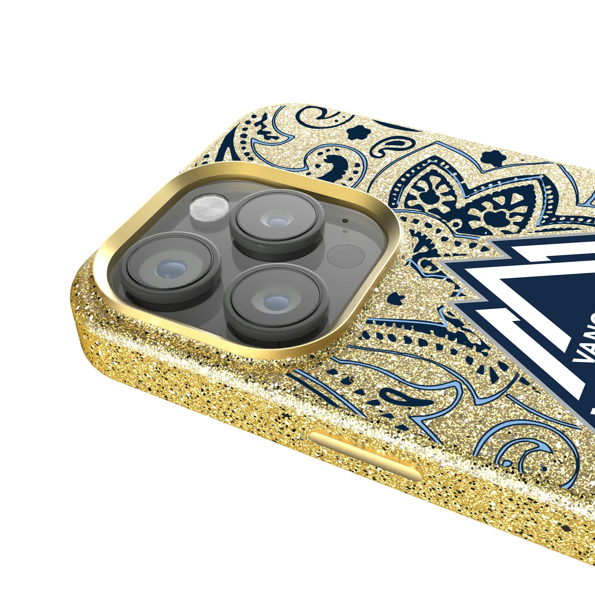 Vancouver Whitecaps Paisley iPhone Bling Phone Case for Apple iPhone - Detail