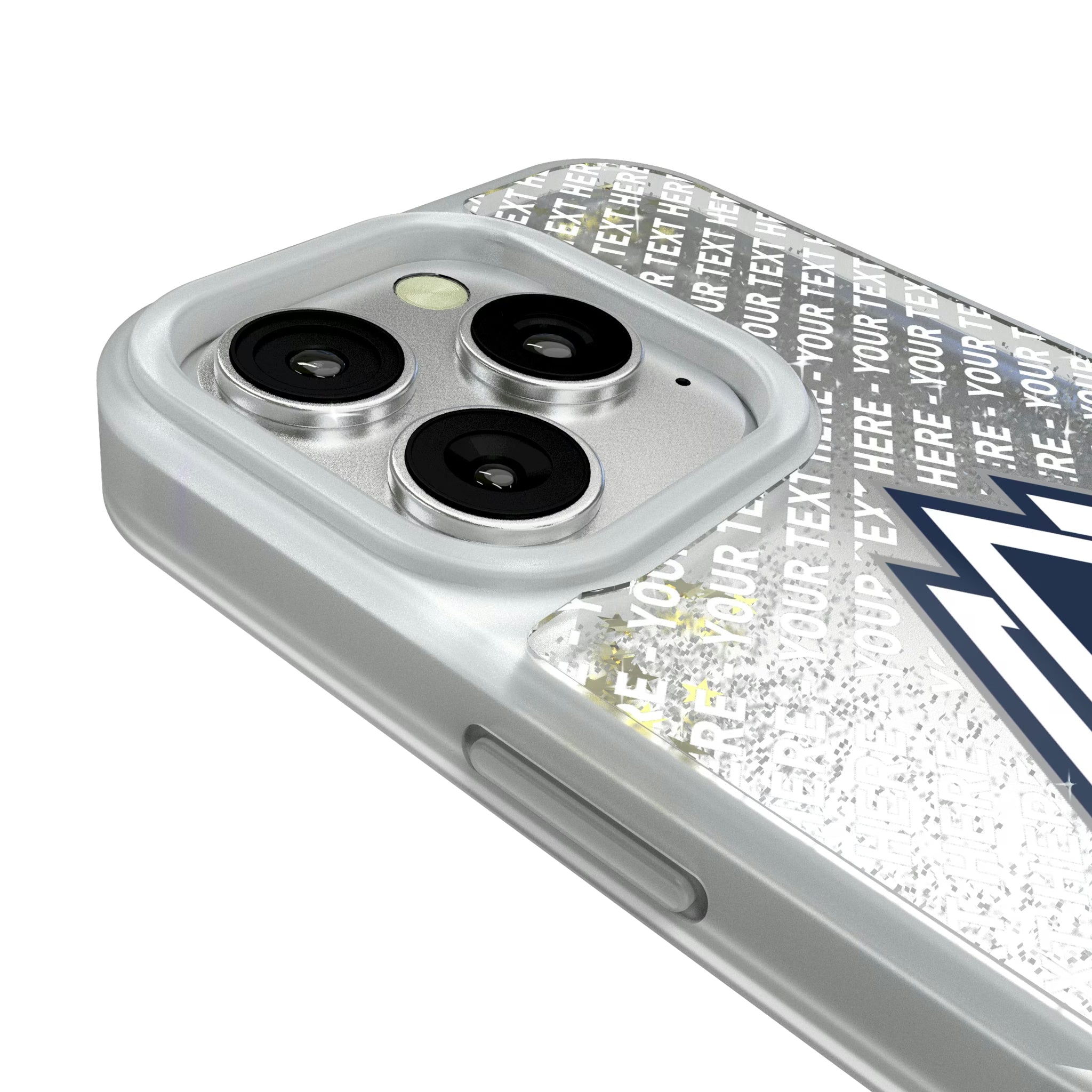 Vancouver Whitecaps Personalized EndZone Plus iPhone Glitter Phone Case for Apple iPhone - Detail#Device_iPhone 16 Pro
