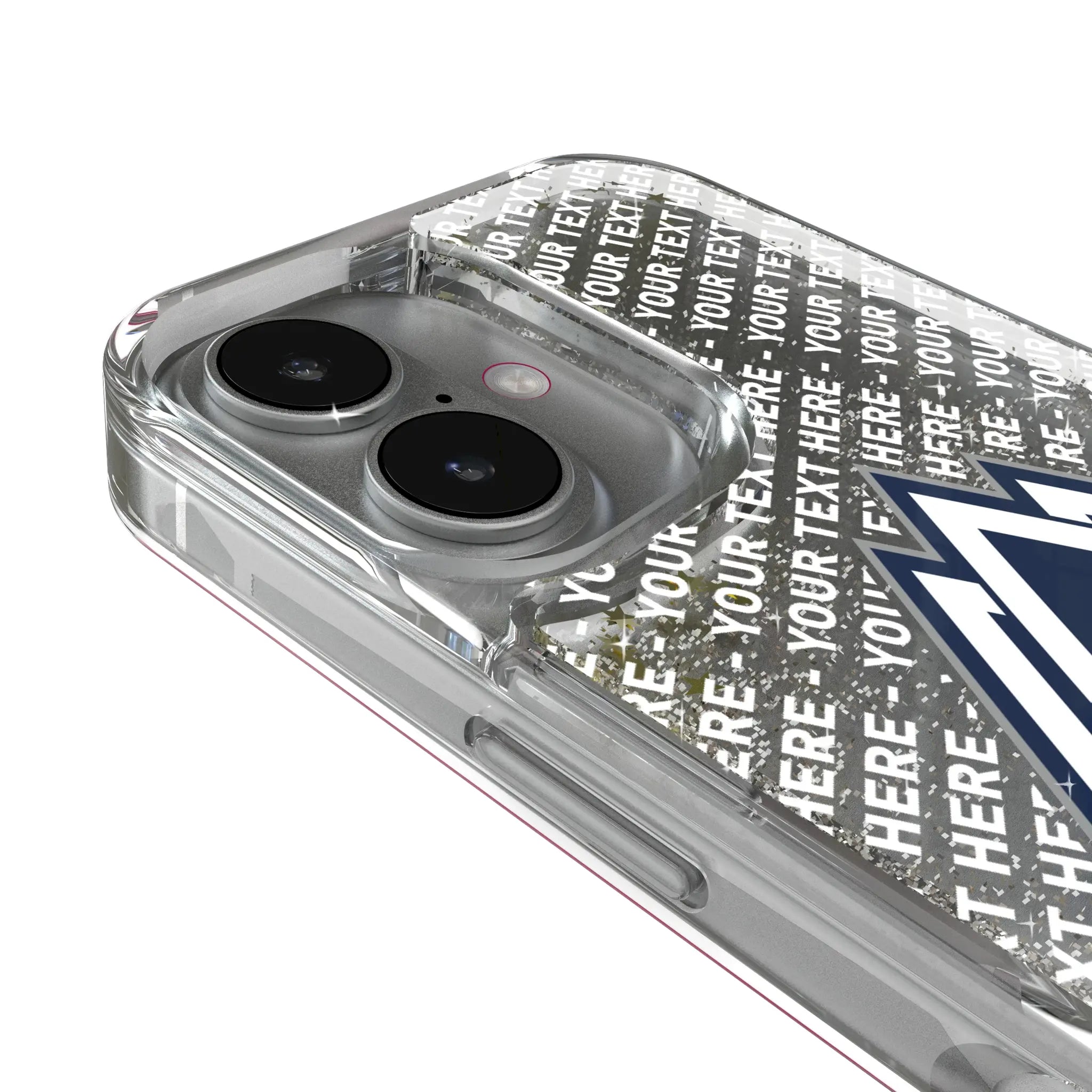 Vancouver Whitecaps Personalized EndZone Plus iPhone Glitter Phone Case for Apple iPhone - Detail