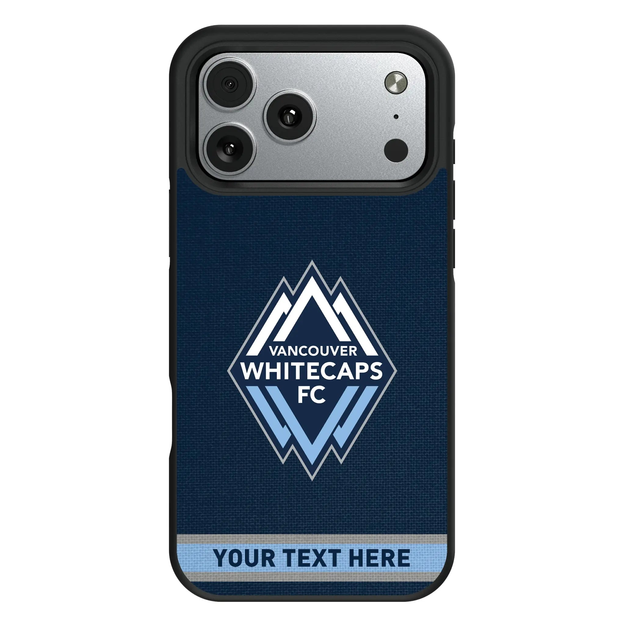 Vancouver Whitecaps Personalized Stripe iPhone Bump Phone Case for Apple iPhone#Device_iPhone 17 Pro Max