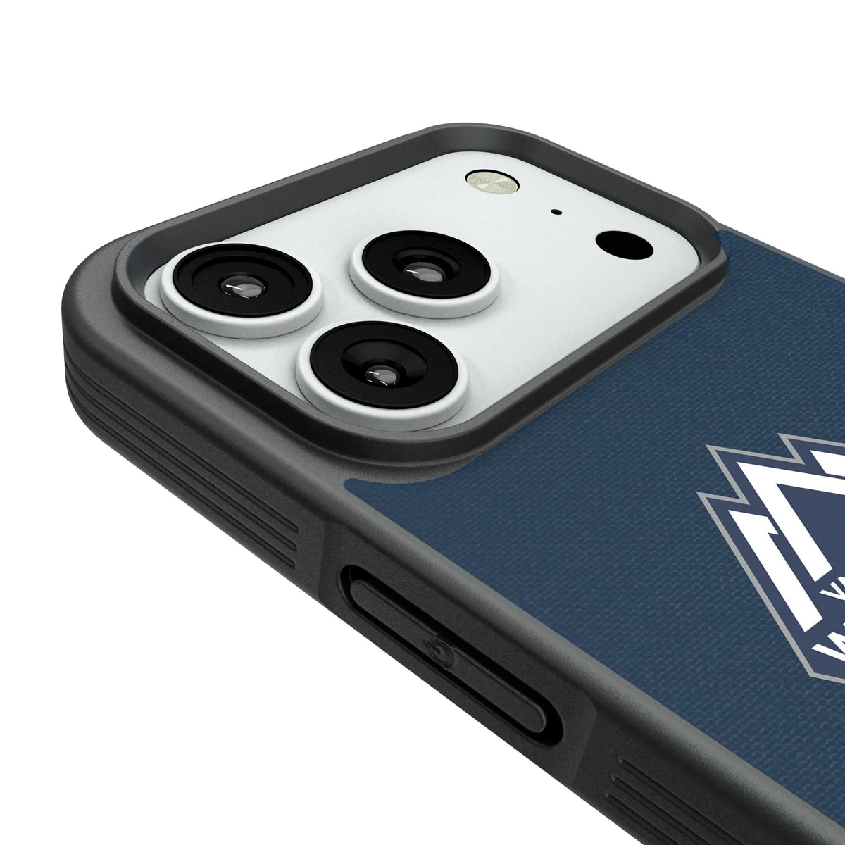 Vancouver Whitecaps Personalized Stripe iPhone Bump Phone Case for Apple iPhone - Detail#Device_iPhone 18 Pro