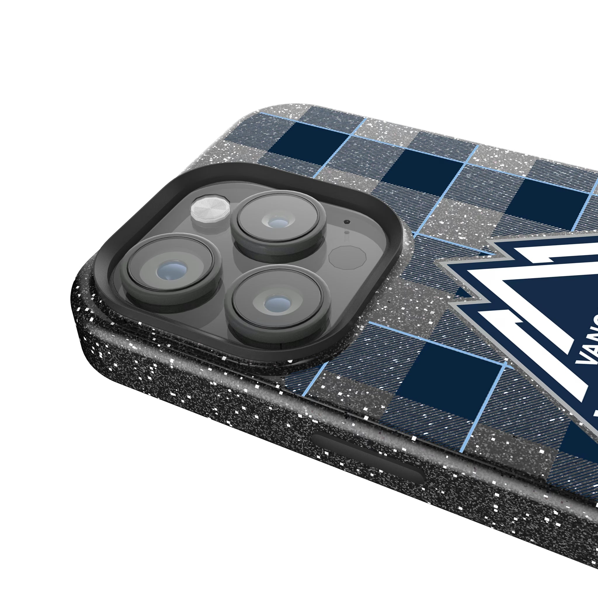 Vancouver Whitecaps Plaid iPhone Bling Phone Case for Apple iPhone - Detail