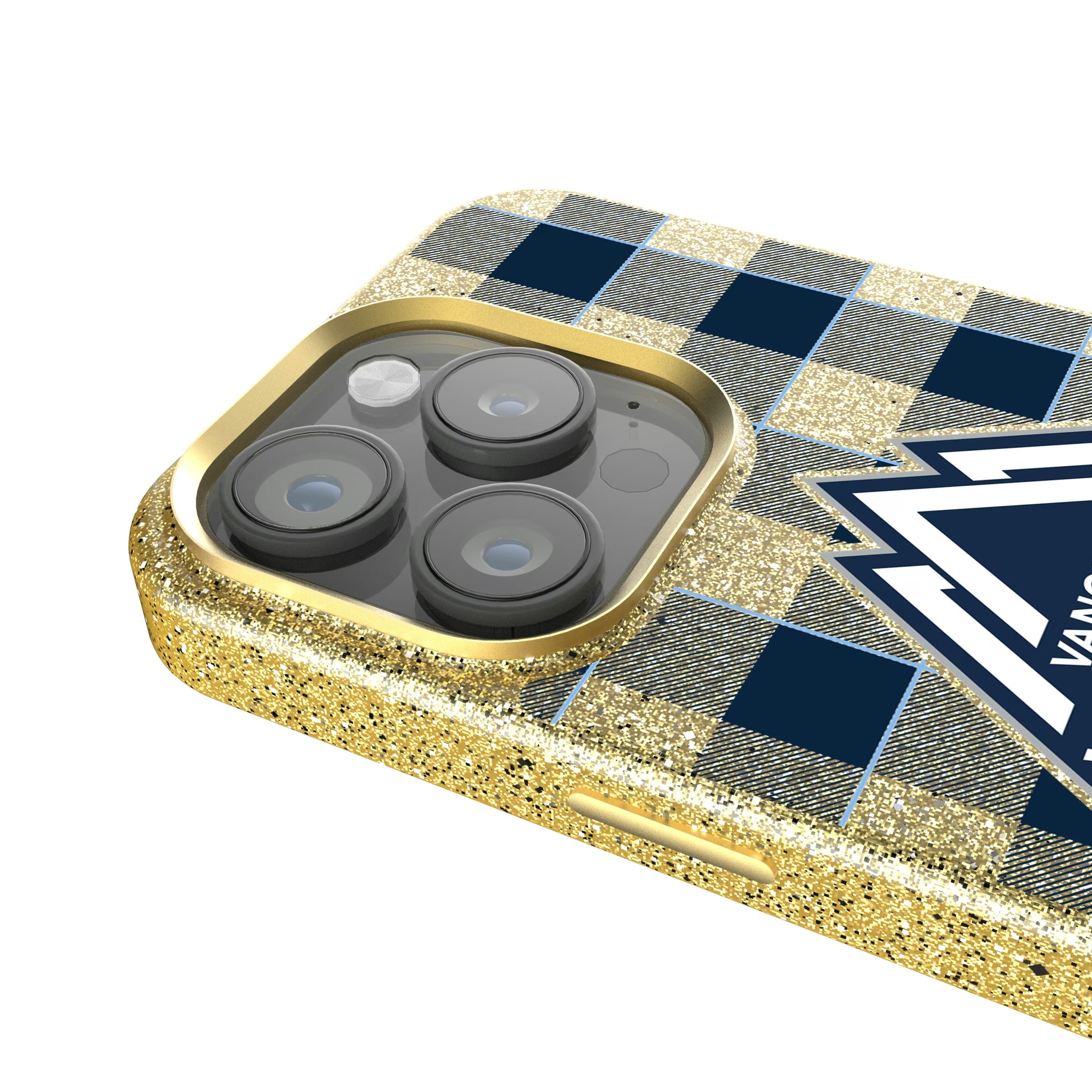 Vancouver Whitecaps Plaid iPhone Bling Phone Case for Apple iPhone - Detail
