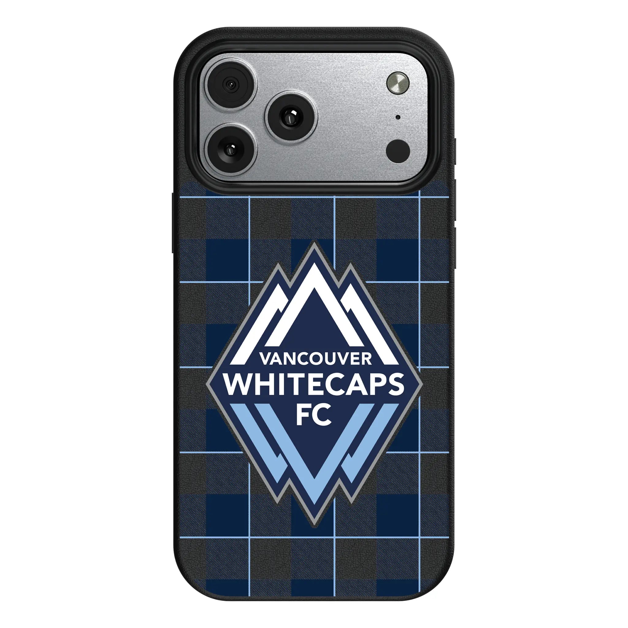Vancouver Whitecaps Plaid iPhone MagSafe Compatible Phone Case for Apple iPhone#Device_iPhone 17 Pro Max