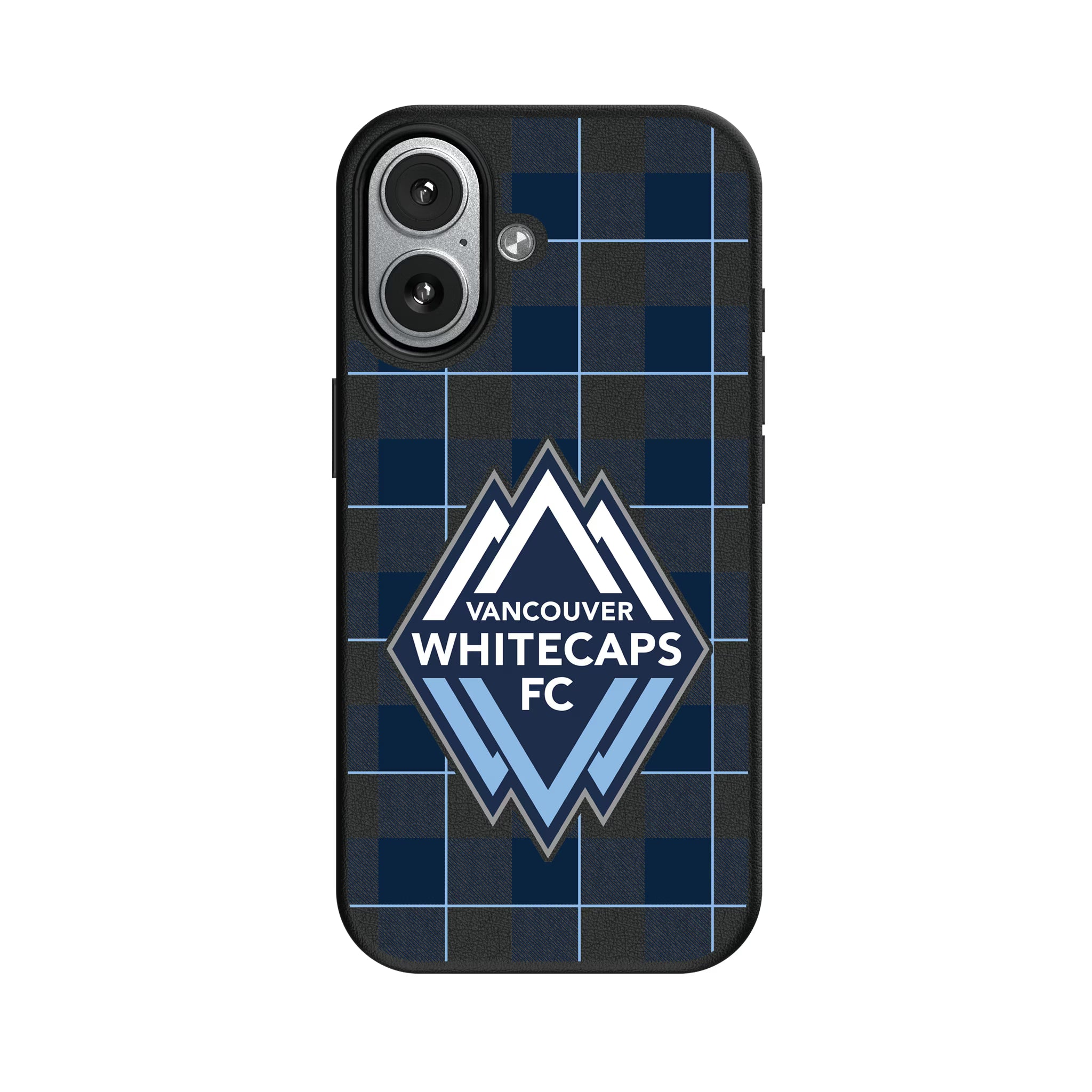 Vancouver Whitecaps Plaid iPhone MagSafe Compatible Phone Case for Apple iPhone#Device_iPhone 17
