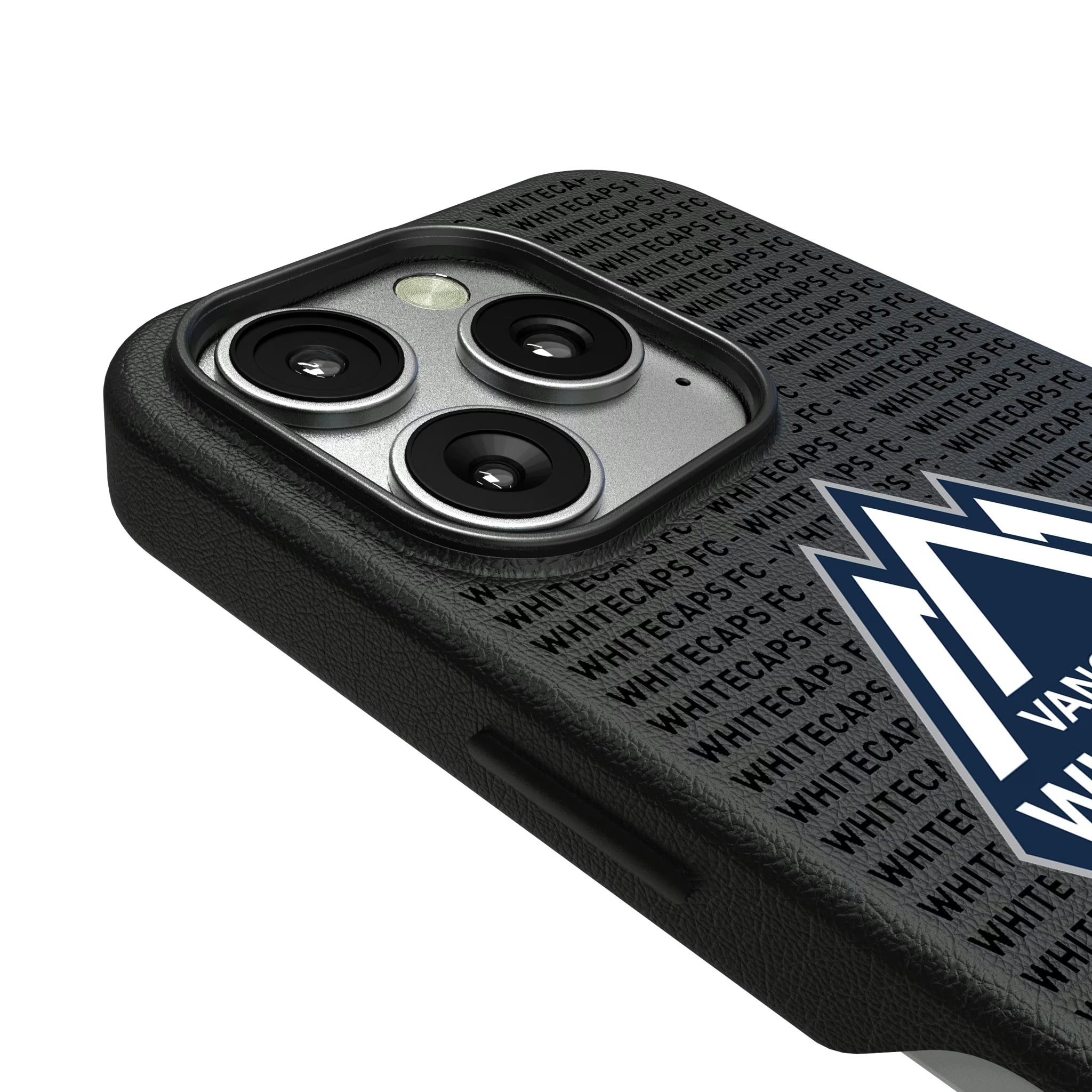 Vancouver Whitecaps Text Backdrop iPhone MagSafe Compatible Phone Case for Apple iPhone - Detail