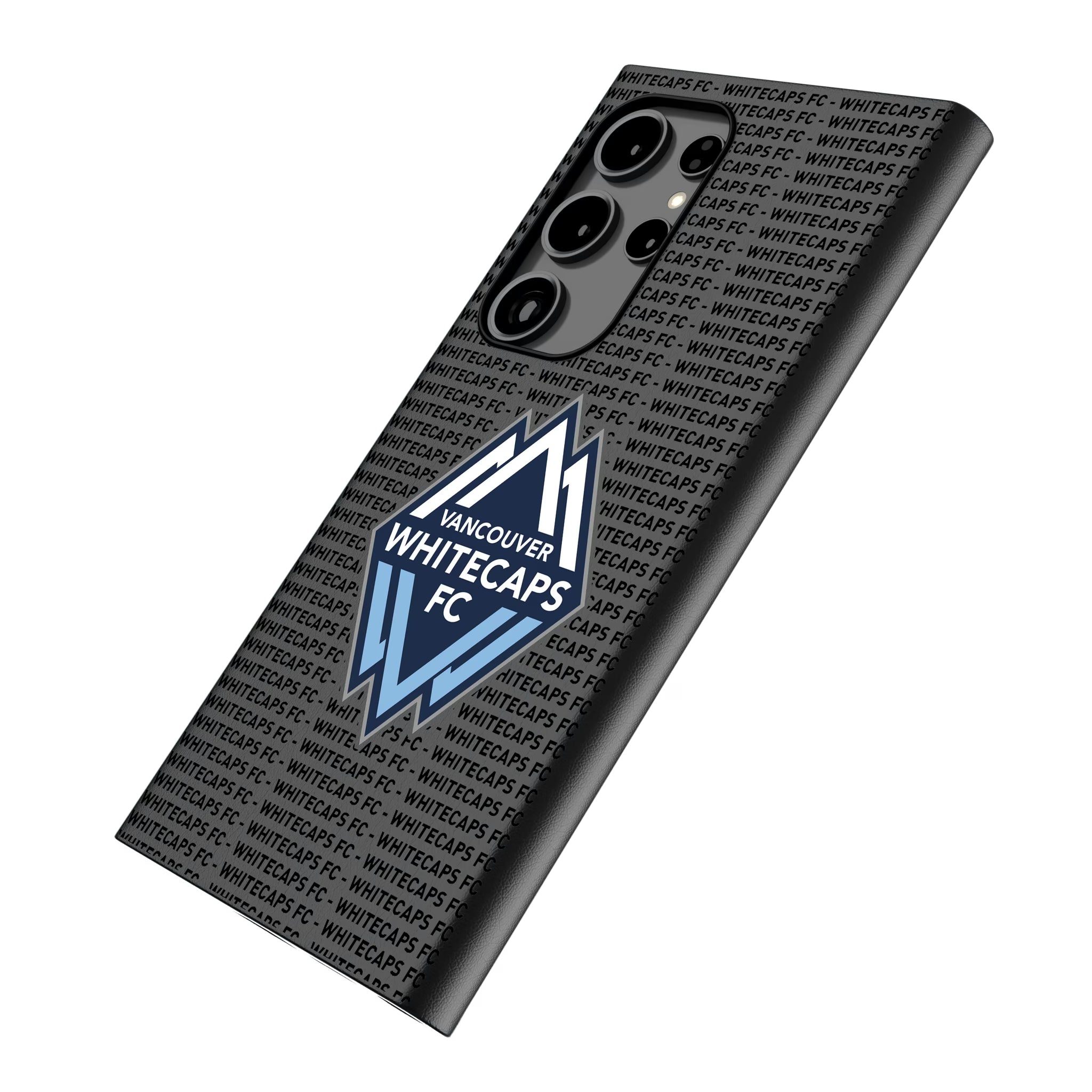 Vancouver Whitecaps Text Backdrop Galaxy MagSafe Compatible Phone Case for Samsung Galaxy - Isometric View