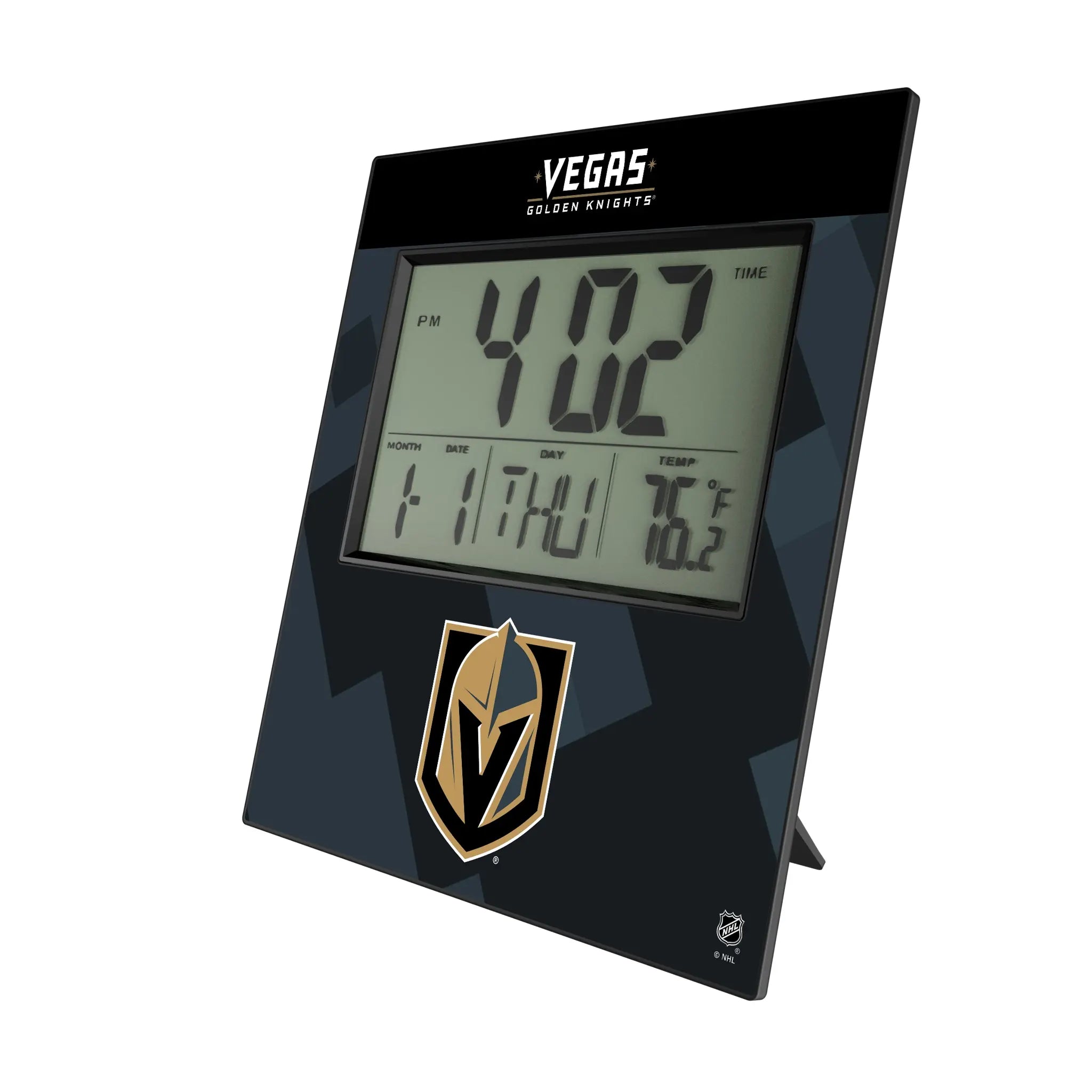 Vegas Golden Knights Color Block Wall Clock