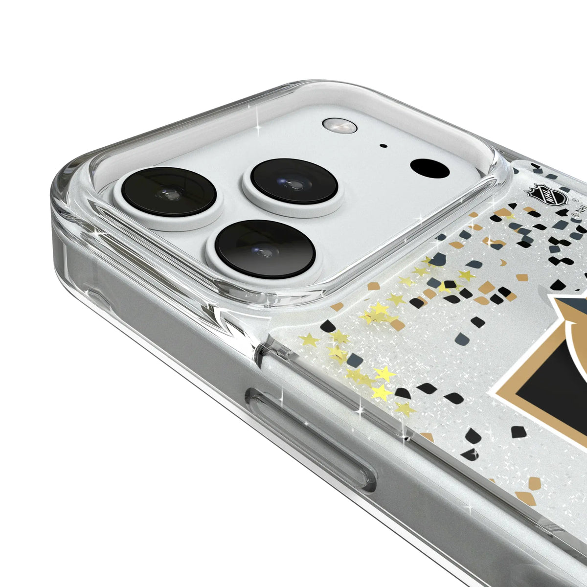 Vegas Golden Knights Confetti iPhone Glitter Phone Case for Apple iPhone - Detail#Device_iPhone 18 Pro