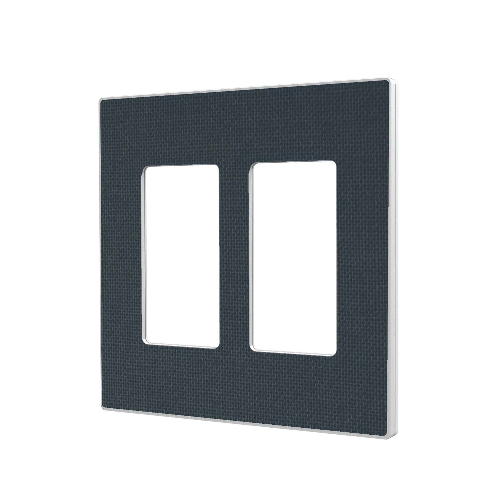 Vegas Golden Knights Endzone Solid Hidden-Screw Light Switch Plate#Style_Double Rocker