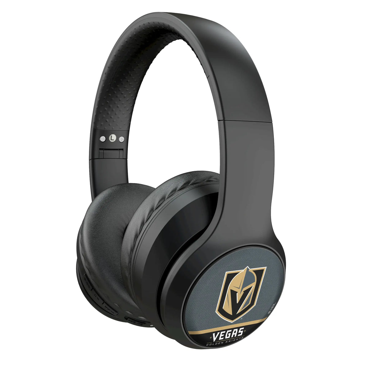 Vegas Golden Knights Endzone Solid Wireless Over-Ear Headphones With Case