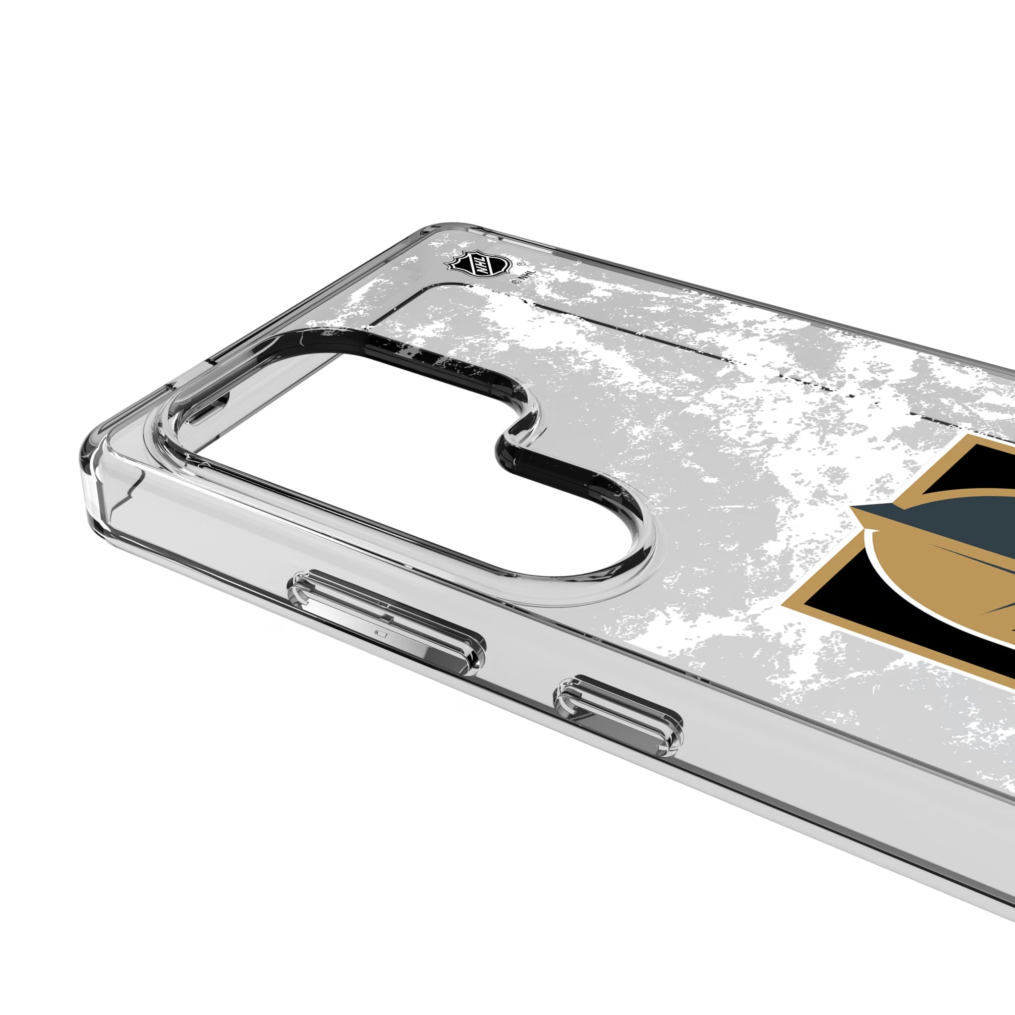 Vegas Golden Knights Ice Stripe Galaxy Clear Phone Case for Samsung Galaxy - Detail