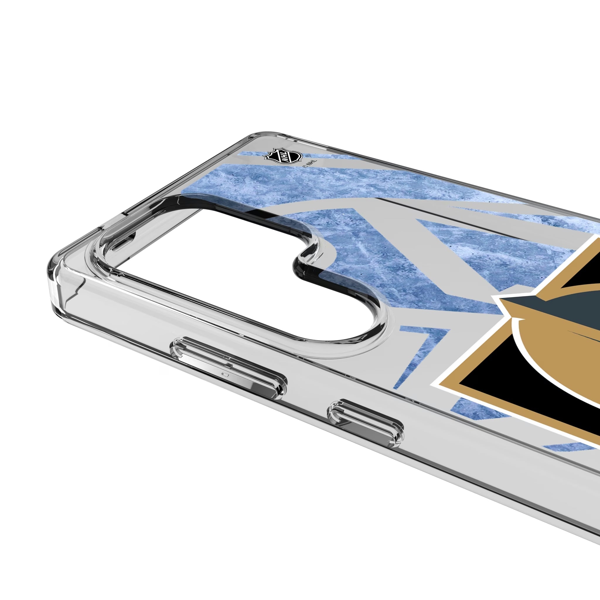 Vegas Golden Knights Ice Tilt Galaxy Clear Phone Case for Samsung Galaxy - Detail