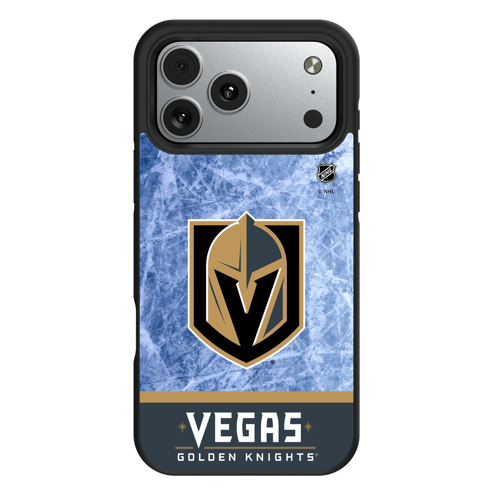 Vegas Golden Knights Ice Wordmark iPhone Bump Phone Case for Apple iPhone#Device_iPhone 17 Pro Max