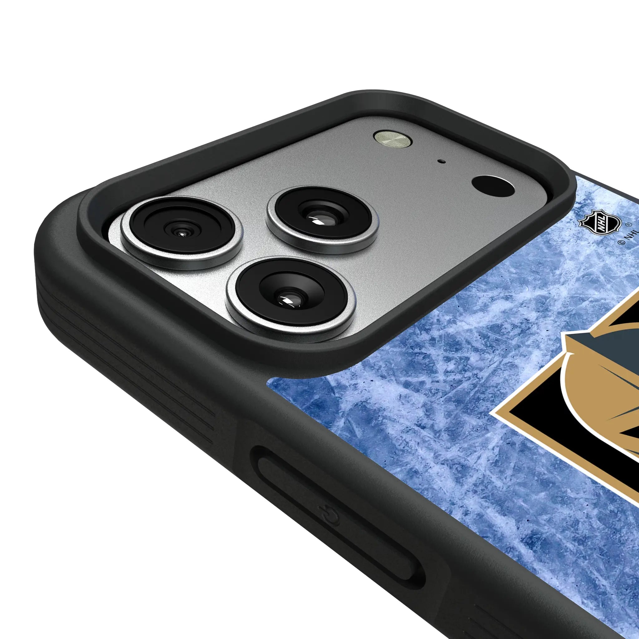 Vegas Golden Knights Ice Wordmark iPhone Bump Phone Case for Apple iPhone - Detail#Device_iPhone 17 Pro Max