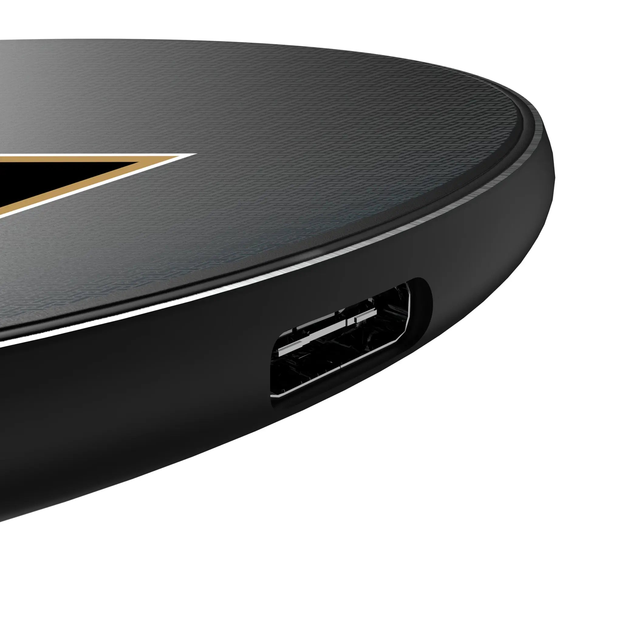 Vegas Golden Knights Linen 15-Watt Wireless Charger - Detail