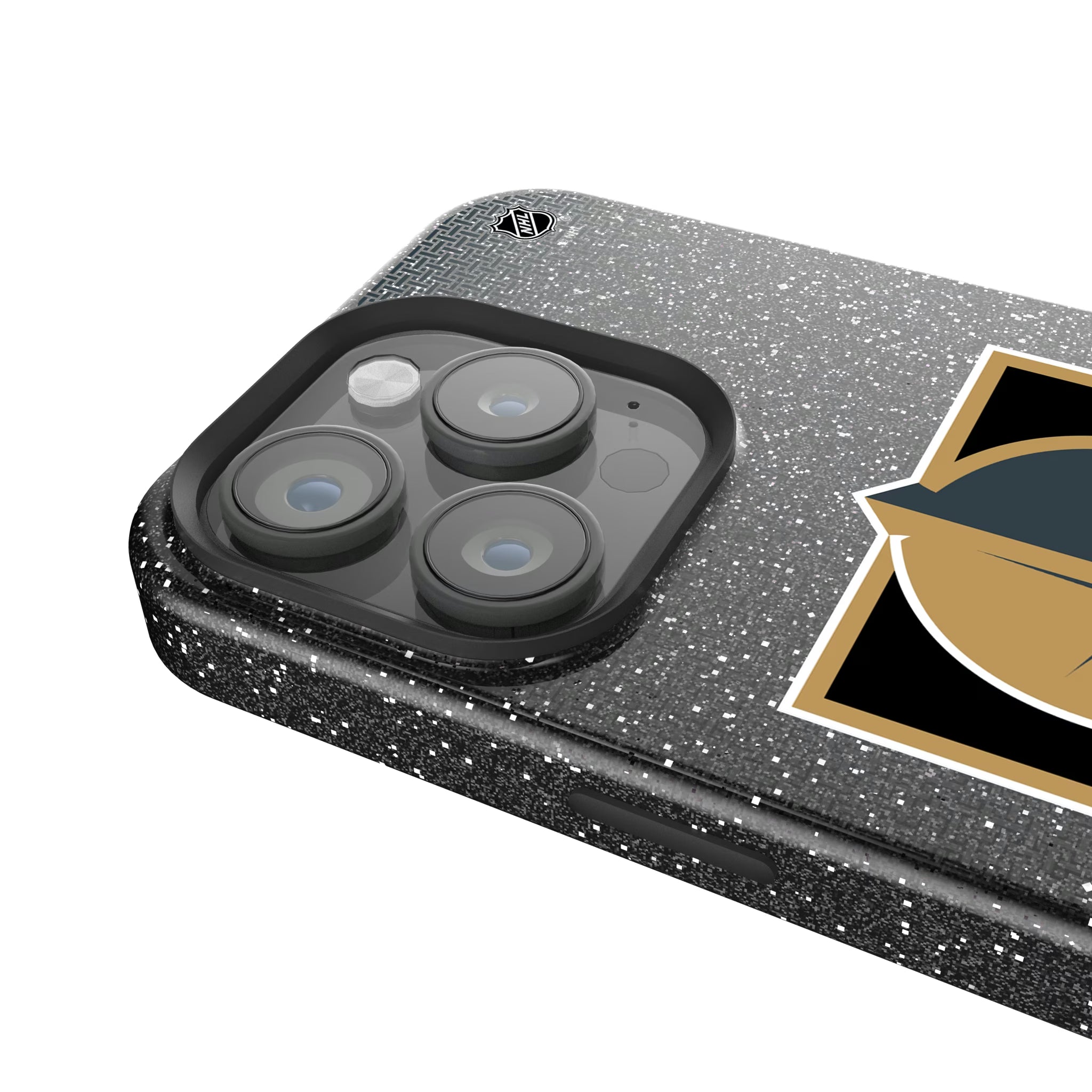 Vegas Golden Knights Linen iPhone Bling Phone Case for Apple iPhone - Detail